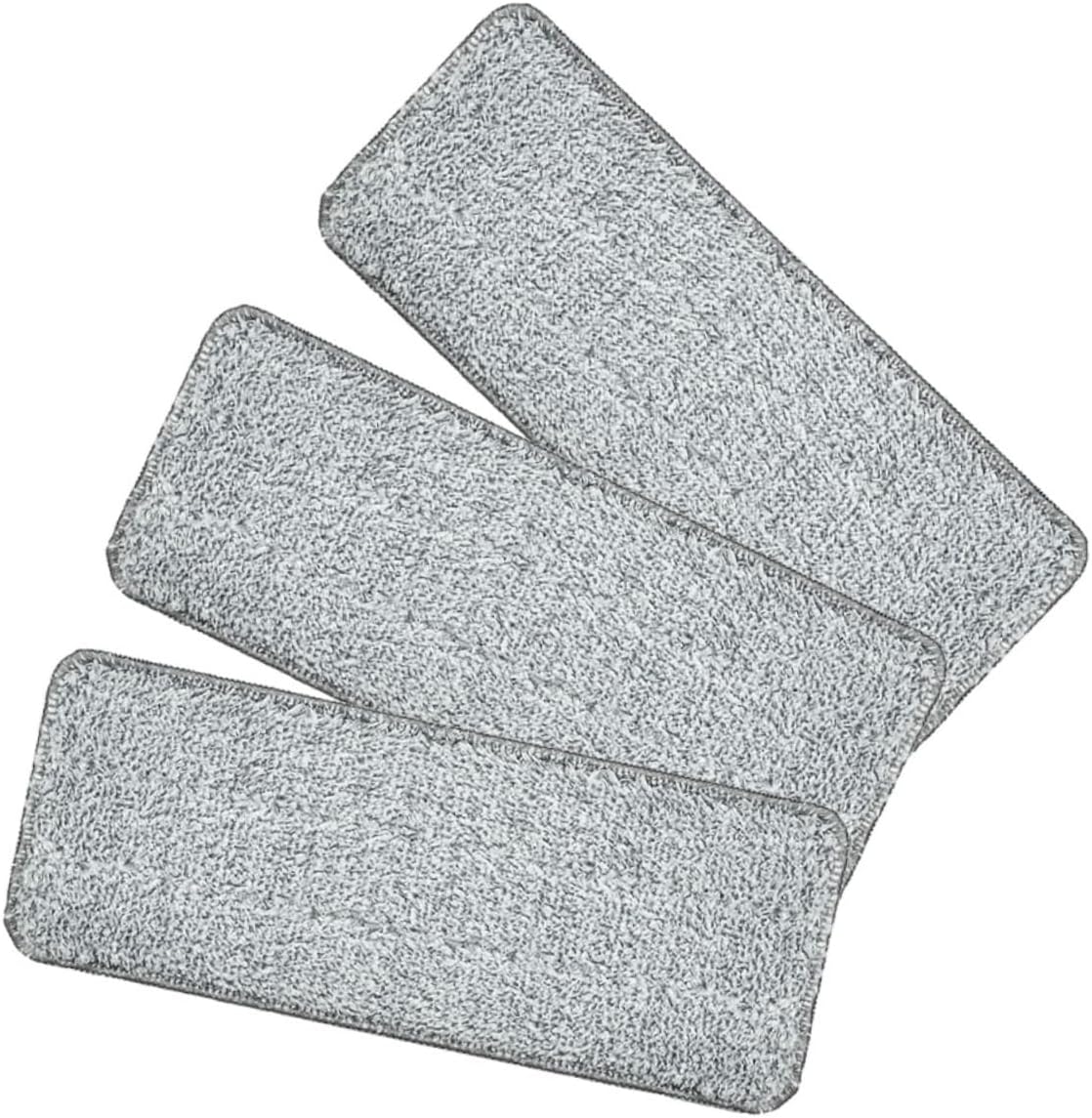 3pcs Microfiber Mop Pads Replacement for Wet Dry Floor Cleaning