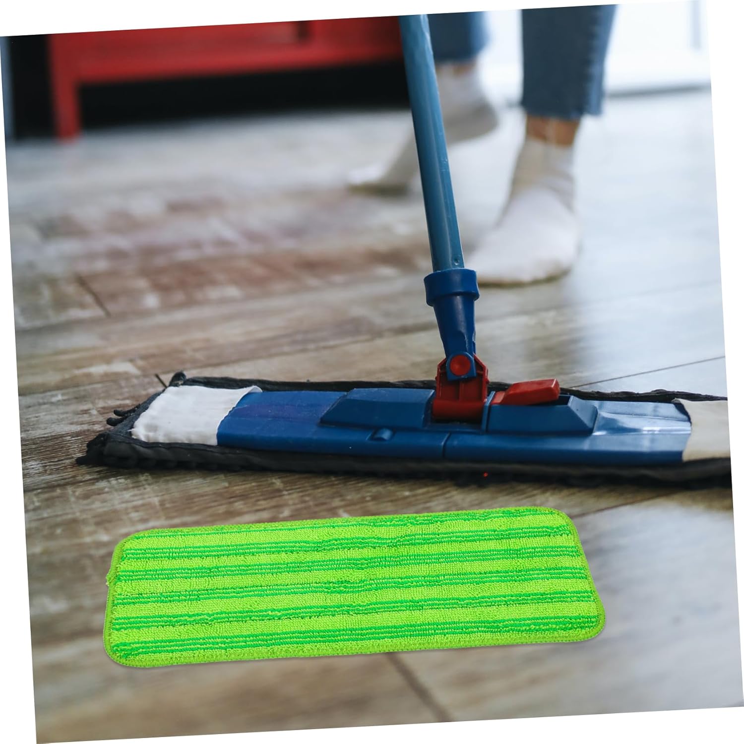 3pcs Microfiber Mop Pads Replacement Washable for Hardwood Tile