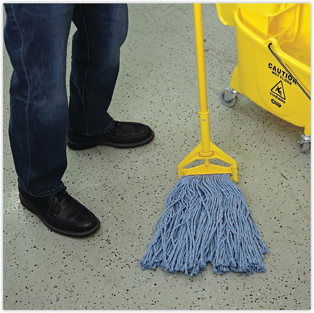 Boardwalk BWK2020B Mop Head No 20 Cut-End Blue