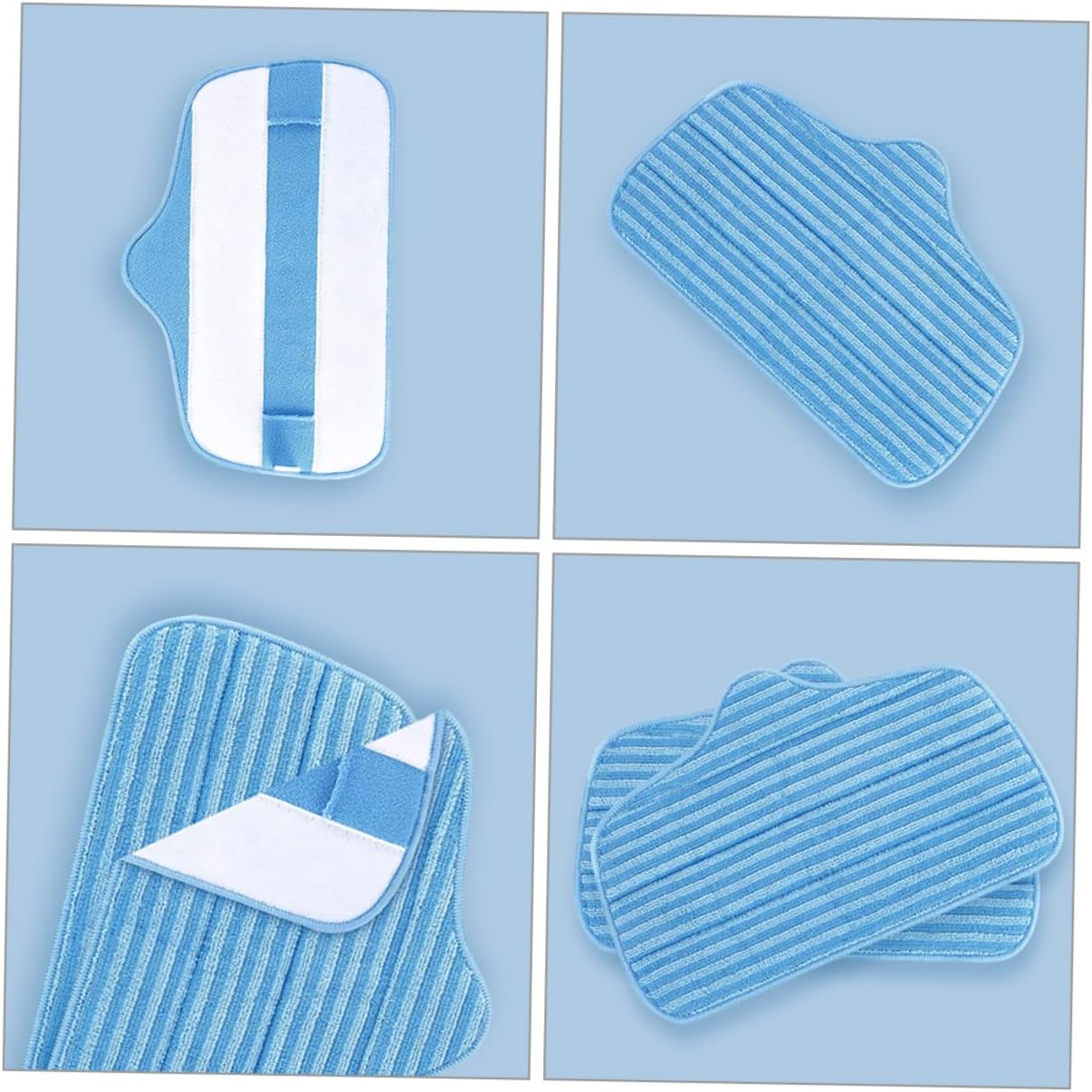 2pcs Microfiber Mop Pads Replacement for Efficient Floor Cleaning