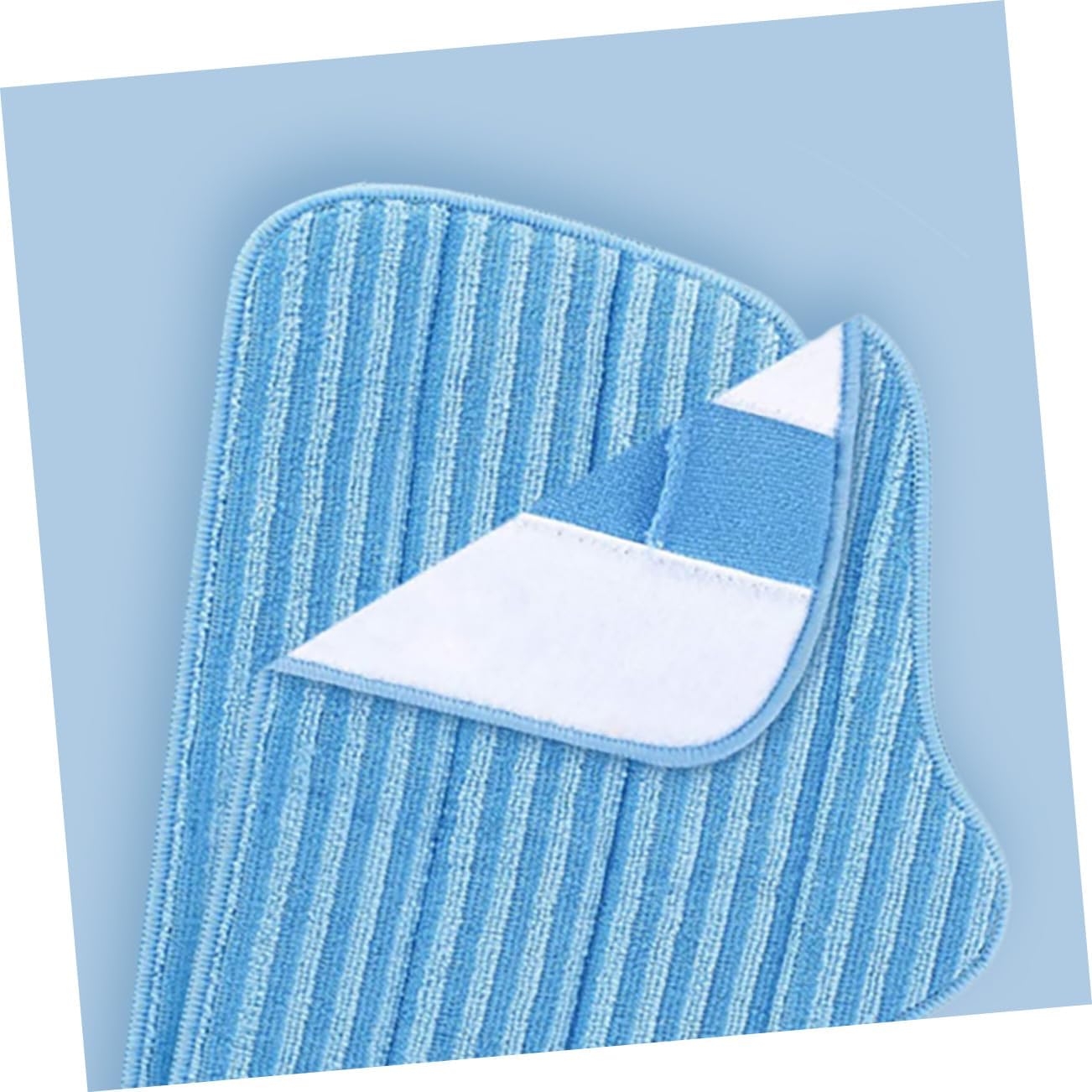 2pcs Reusable Microfiber Mop Pads for Hardwood Floors