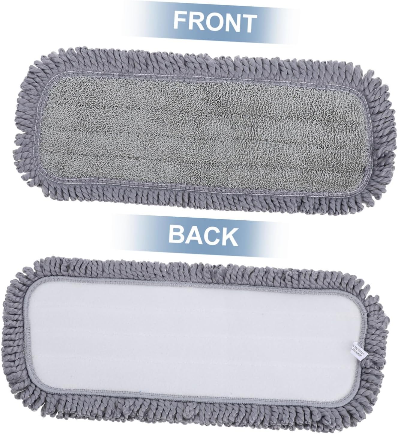 2pcs Microfiber Mop Pads for Efficient Floor Cleaning 1