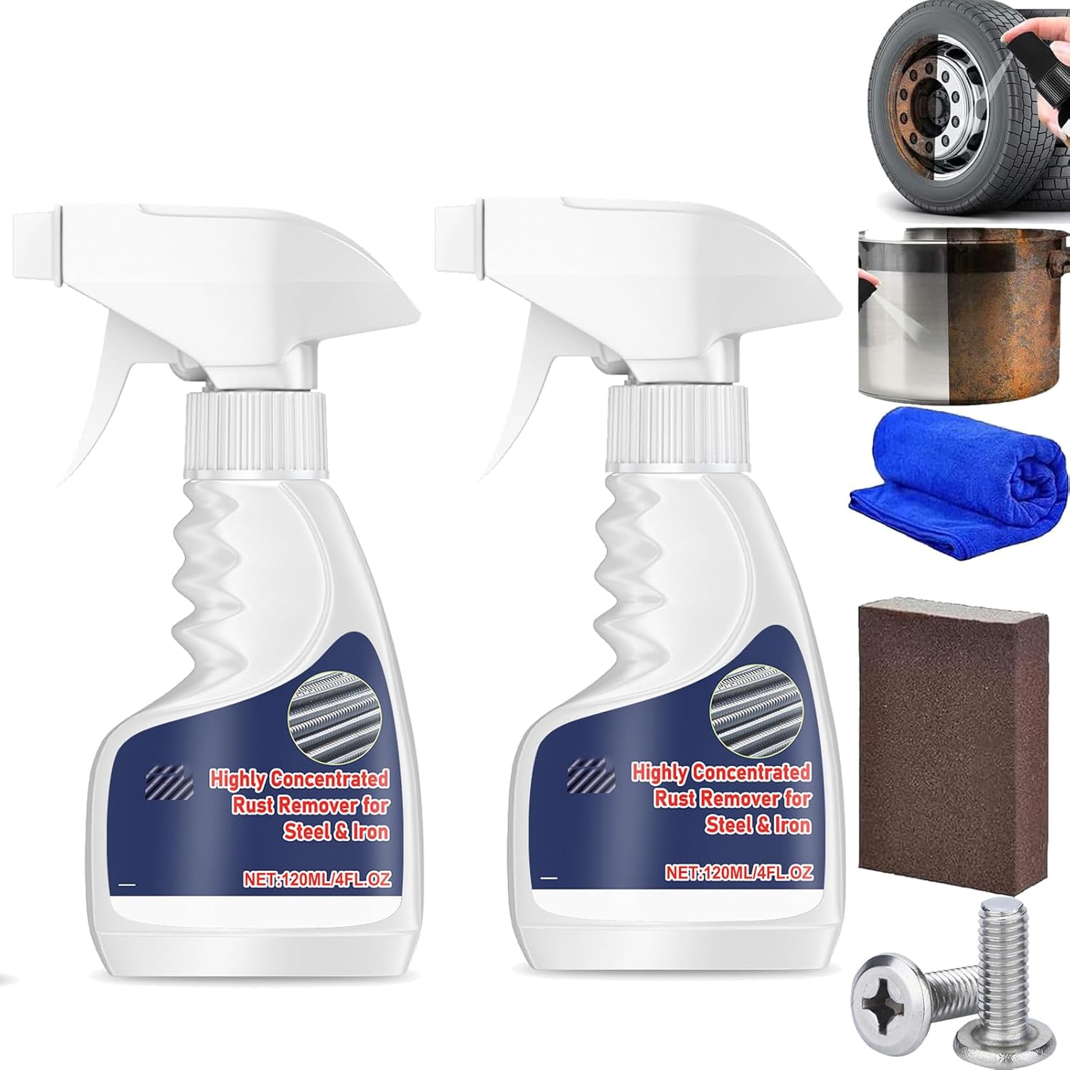 DENGWANG Acssart Rust Remover 500ML 2 Pack