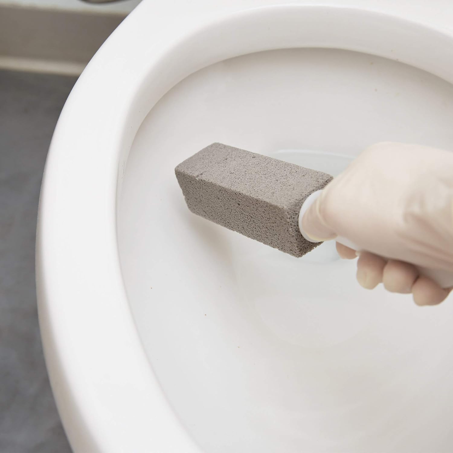 PUMIE Toilet Bowl Ring Cleaner with Handle 2 Pack