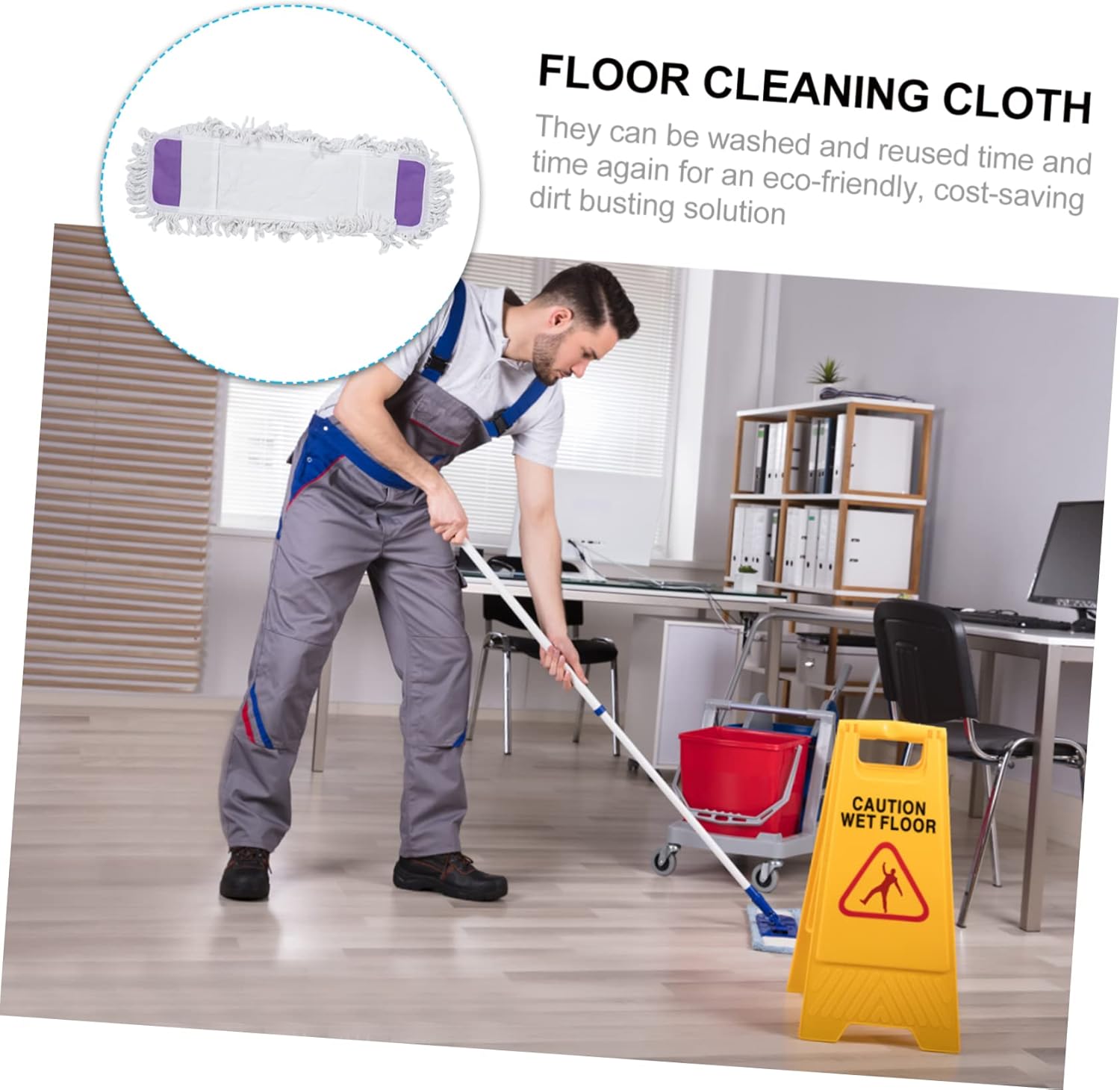 CALLARON Reusable Cotton Mopping Pads Set