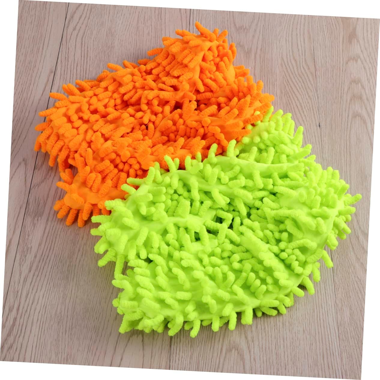 CALLARON Mop Caps Chenille Dust Mop Slippers 4 Pcs 1