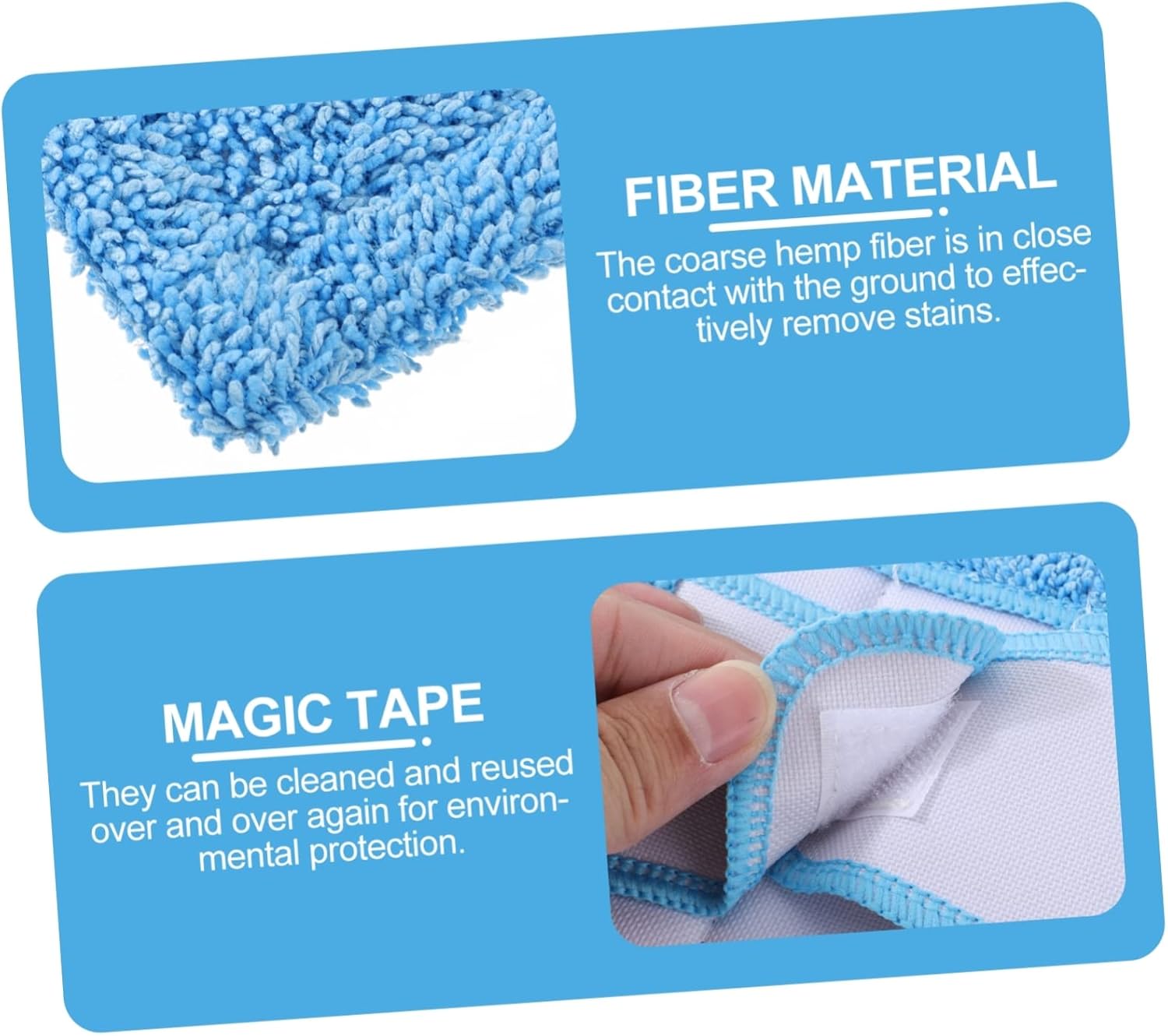 PACKOVE Microfiber Mop Head Replacement for Floor Cleaning