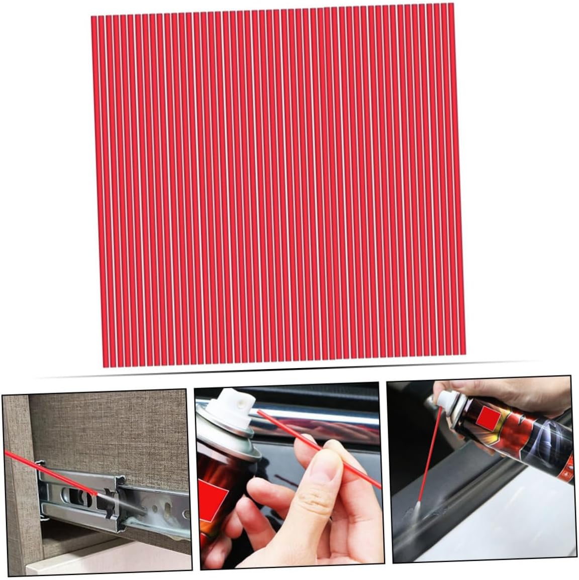 SOESFOUFU Replacement Spray Nozzle Straws 100pcs Set for Rust Remover