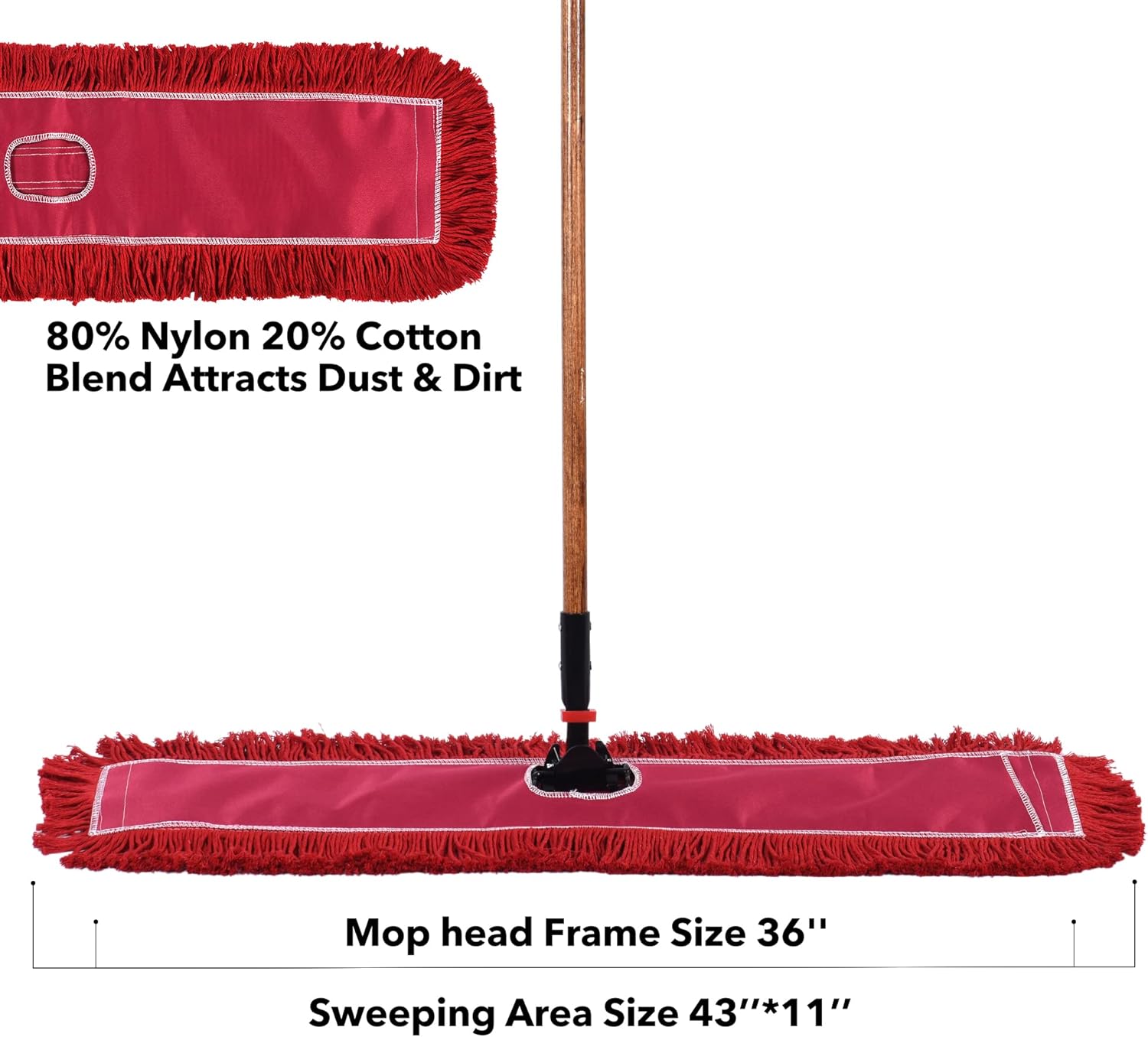 Matthew Cleaning 36 Cotton Dust Mop Refill 3 Pack