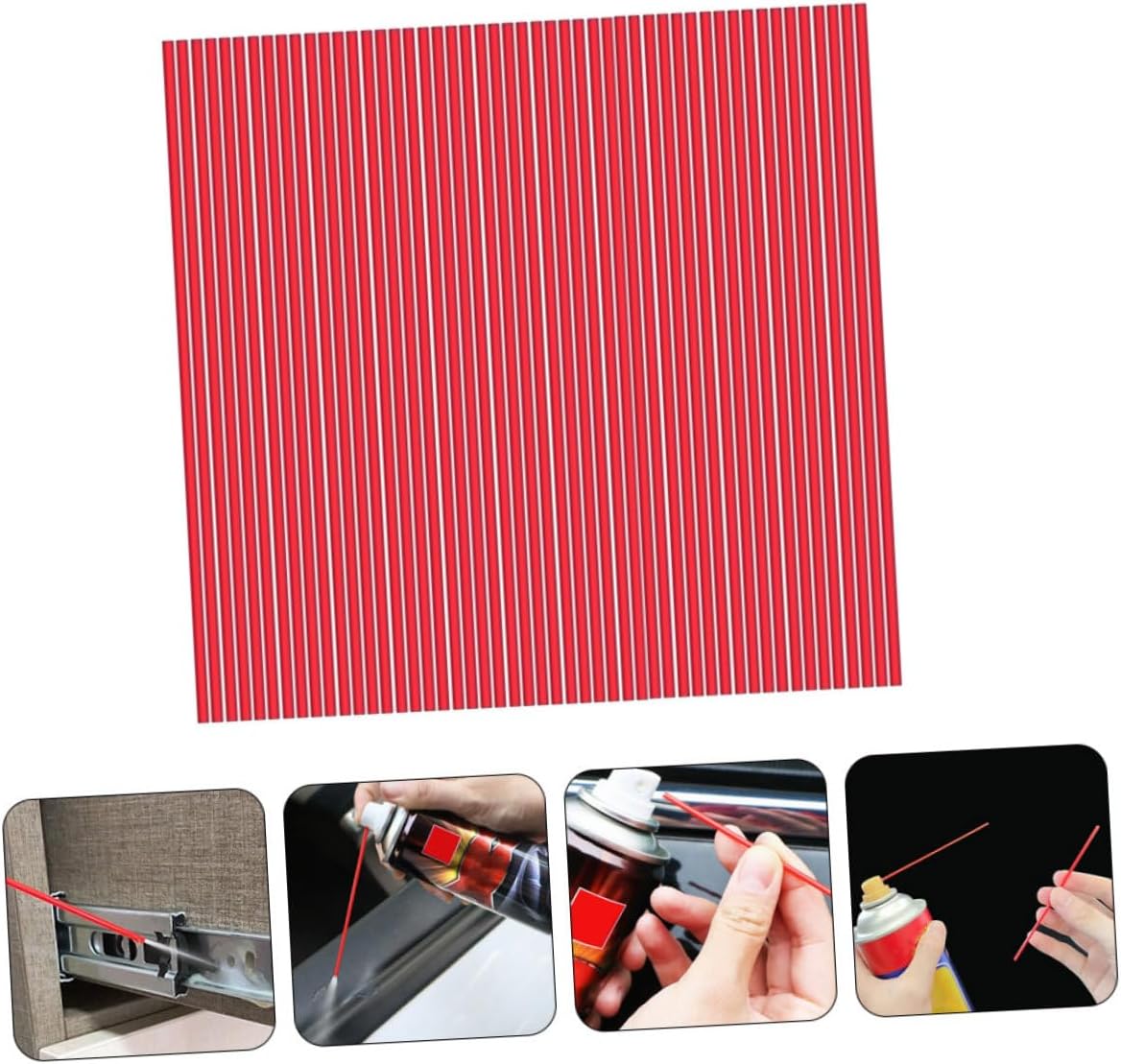 SOESFOUFU Replacement Spray Nozzle Straws 100pcs Set for Rust Remover