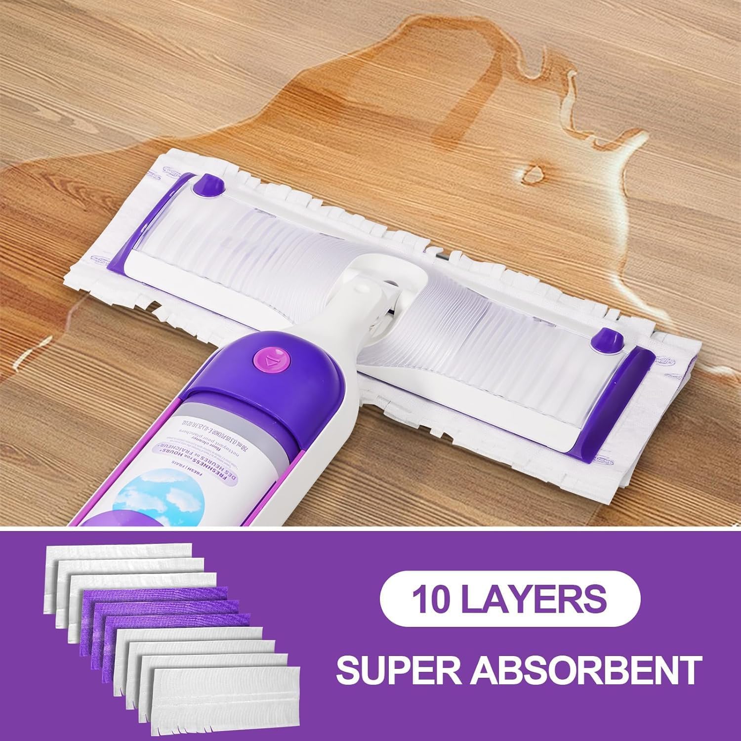 PROXO Replacement Pad Refills for Power Mop