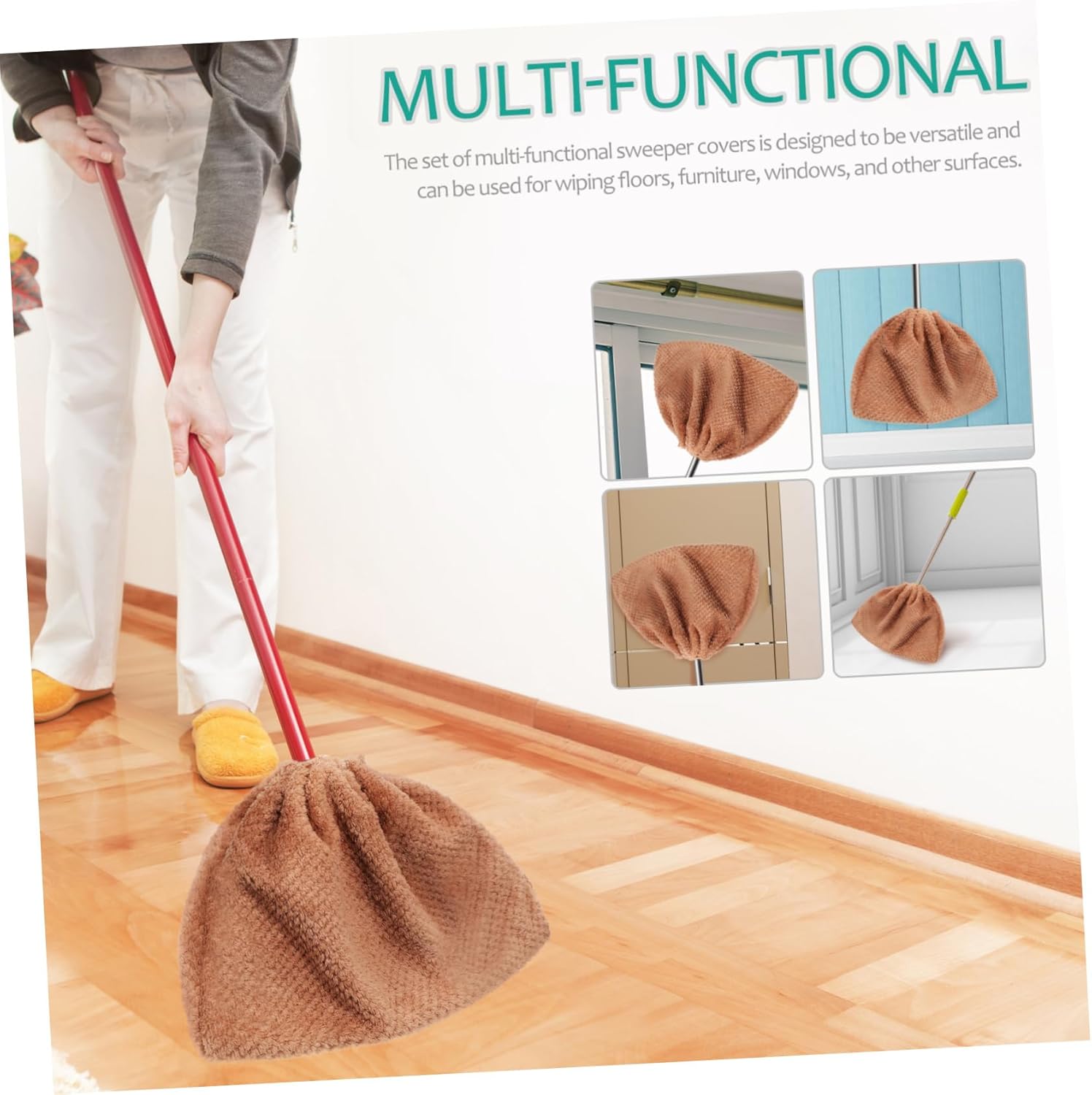 CALLARON Reusable Mop Covers Washable Easy to Use