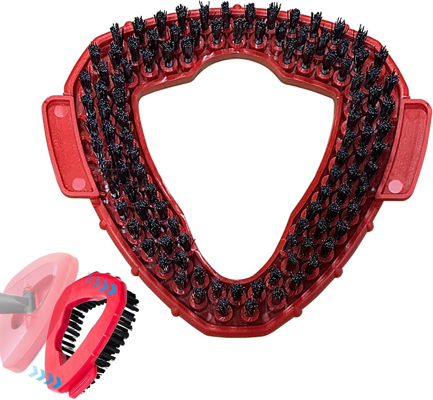 Rotating Scrub Brush Head for Mop 180-Degree Swivel Replacement
