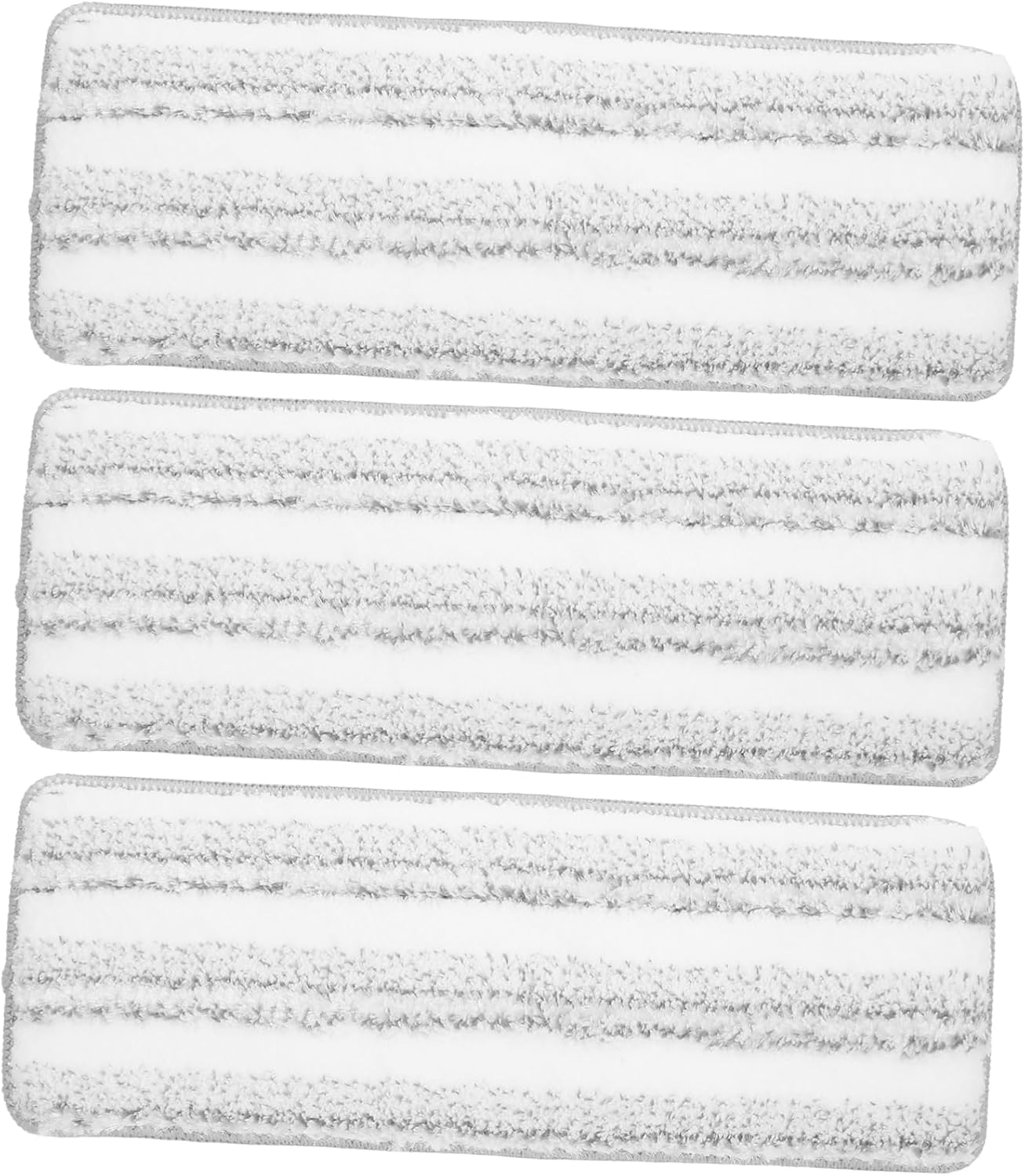 3Pcs Striped Self-Adhesive Mop Pad Refills for Flat Mops