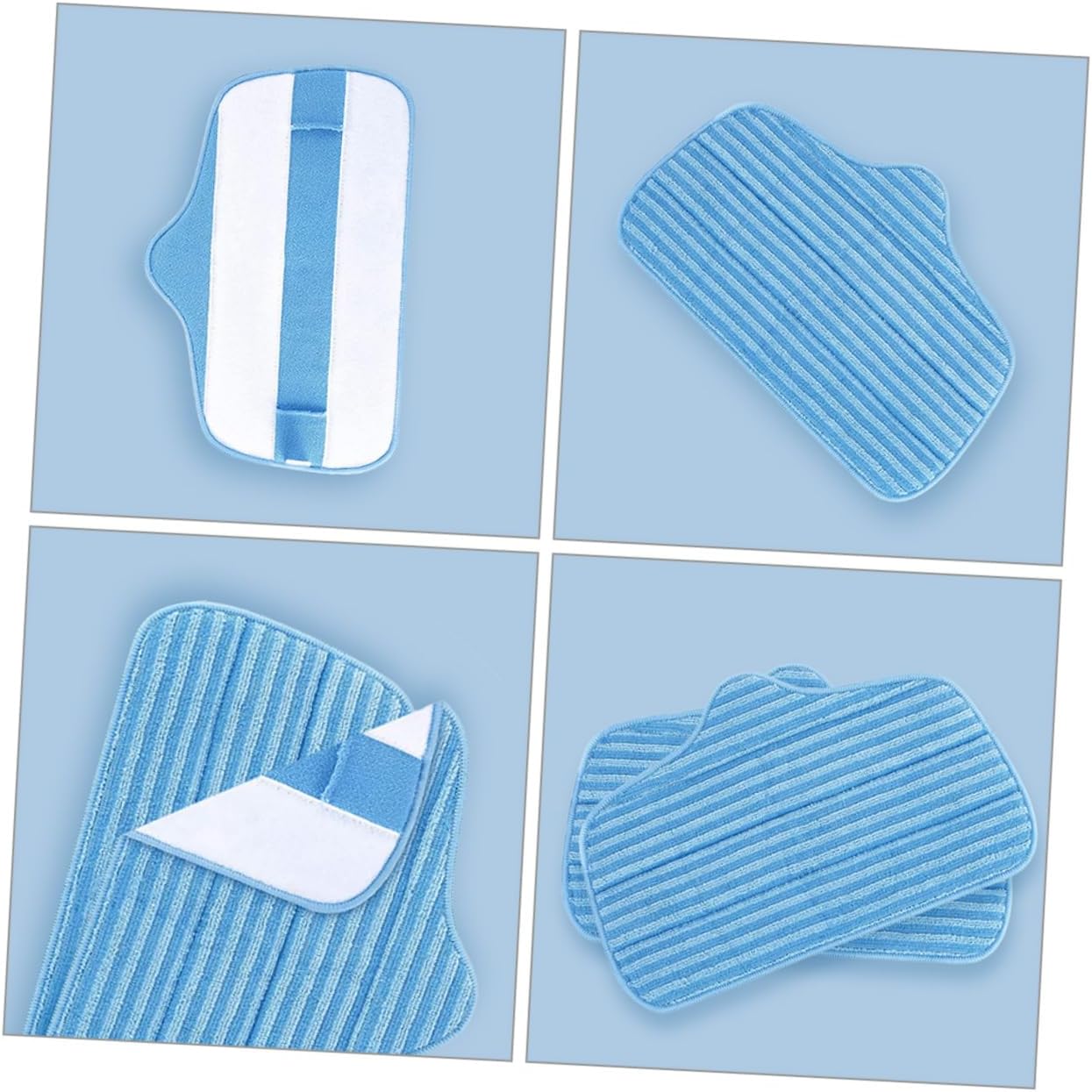 2pcs Microfiber Mop Pads for Efficient Floor Cleaning