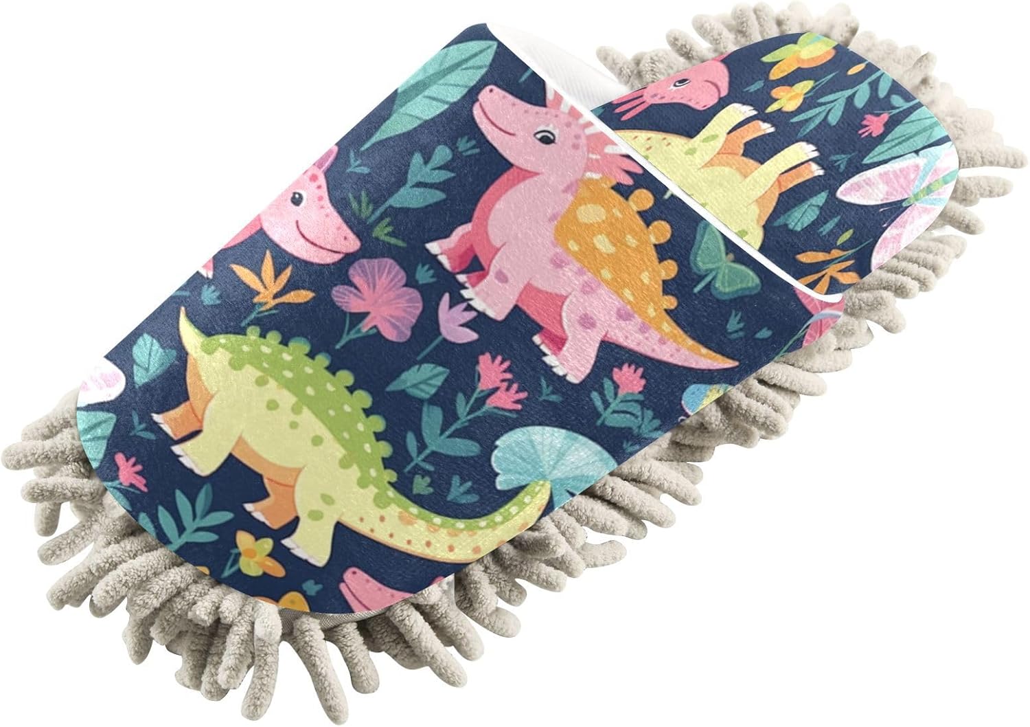 Bulletgxll Mop Slippers for Cleaning - Soft Microfiber Floor Mop Slippers