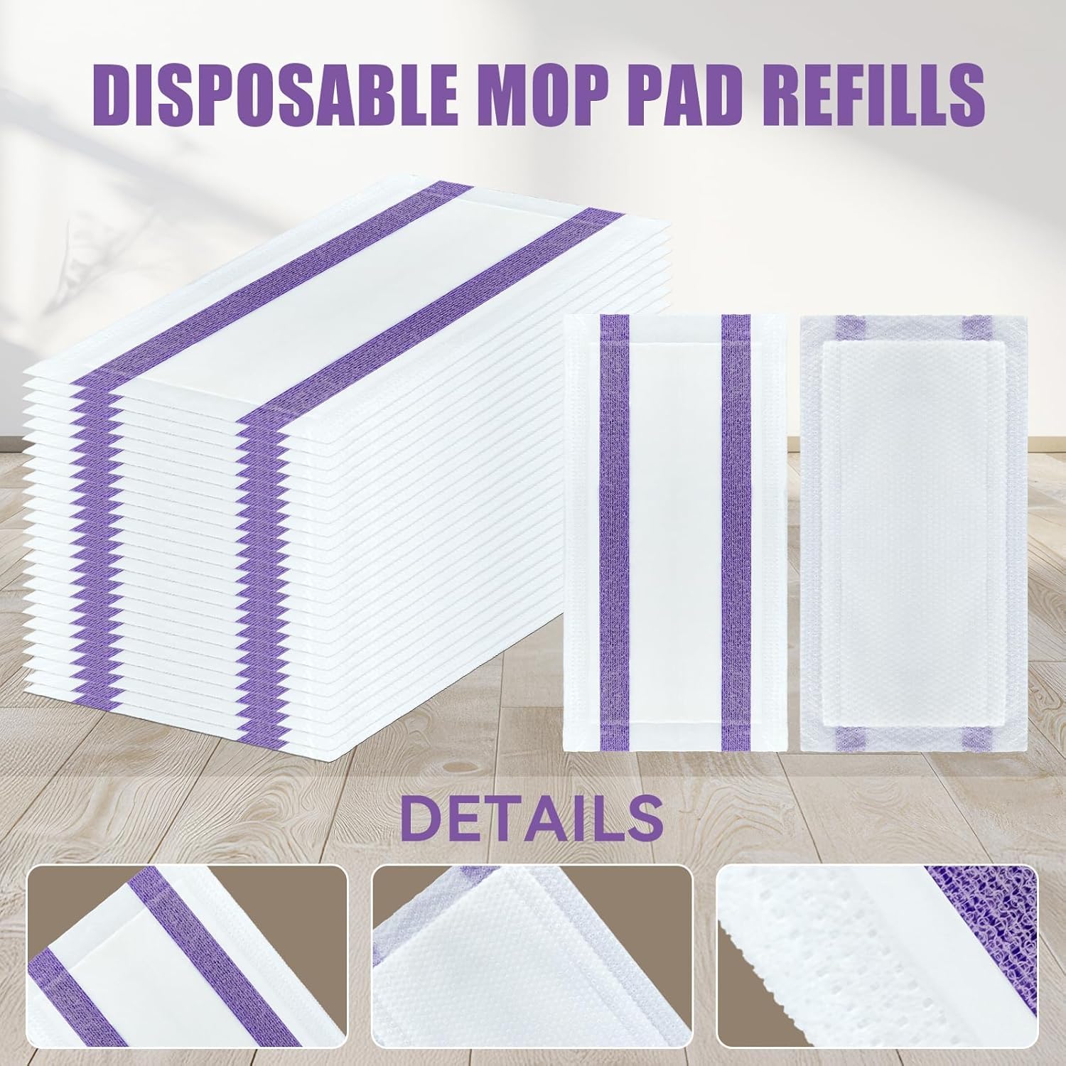 YFUARY 60 Count Swiffer Wet Jet Refill Pads Multi-Surface
