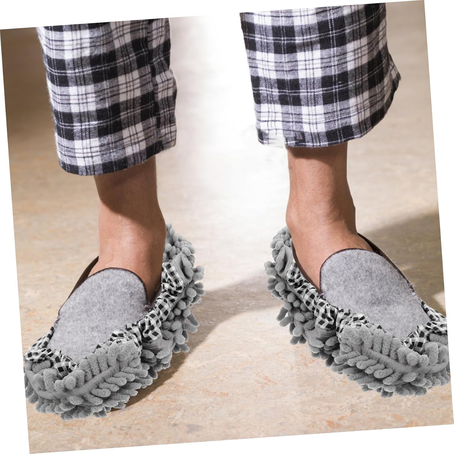 CALLARON Microfiber Mop Slippers 2 Pairs
