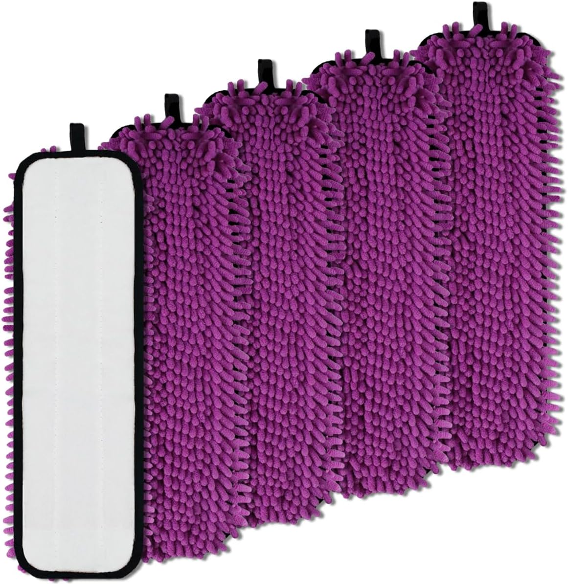 Diteje 5 Pack Replacement Mop Pads for Bona Reusable and Washable