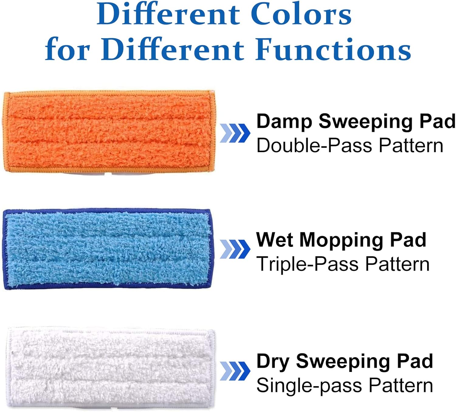 6 Pack Mopping Pads for iRobot Braava Jet 240 241 245