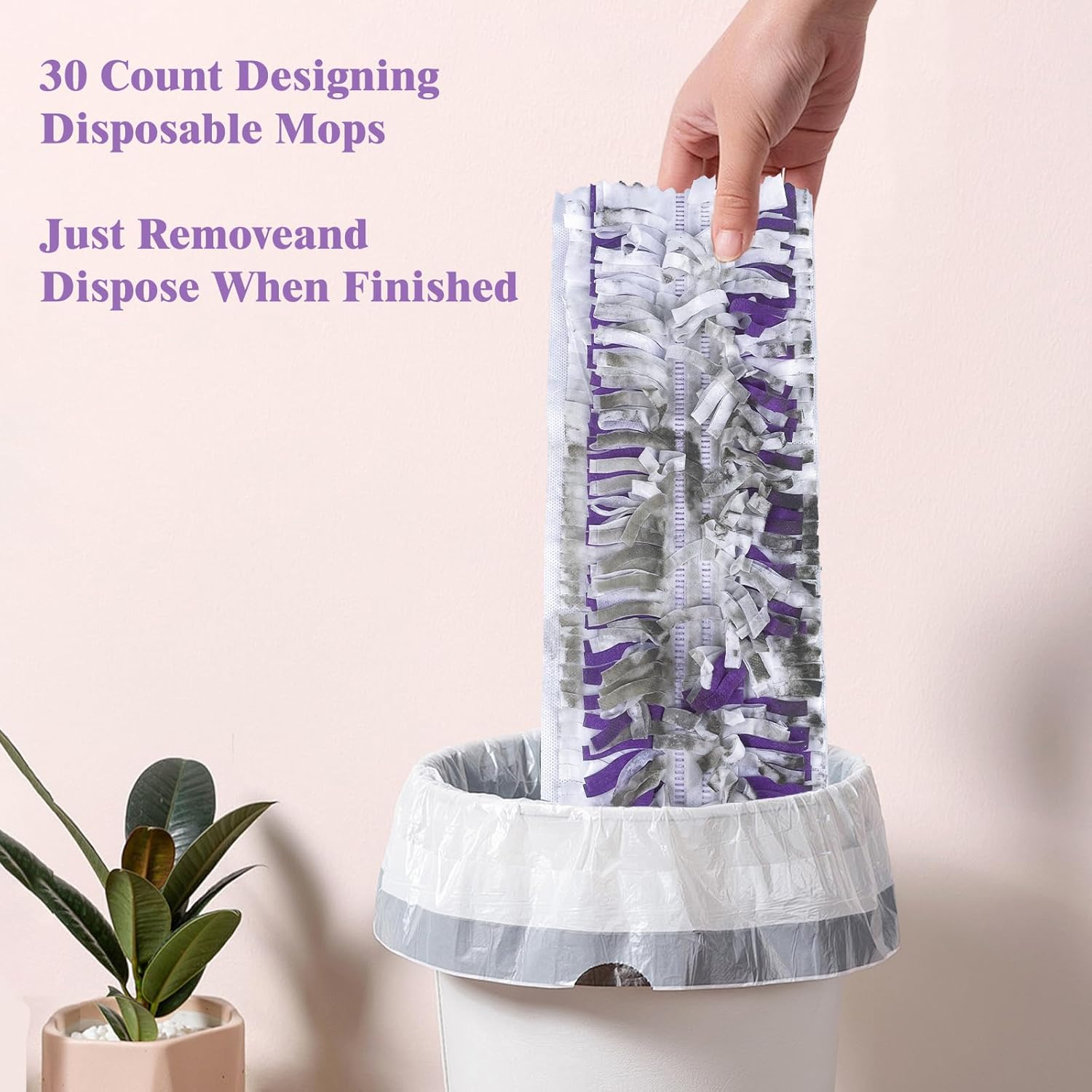12 Count Disposable Mopping Pad Refills for Swiffer PowerMop 1