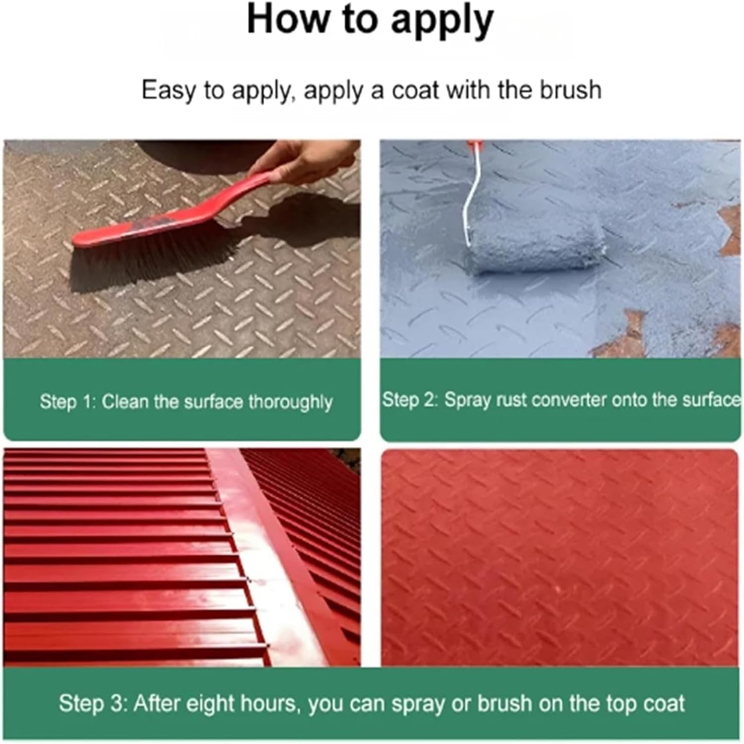 Rust Conversion Primer Black 500g Water-Based Metal Paint