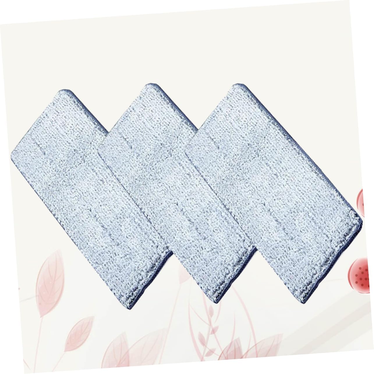 3PCS Heavy Duty Mop Cloths for Quick Pet Hair Dust Cleaning