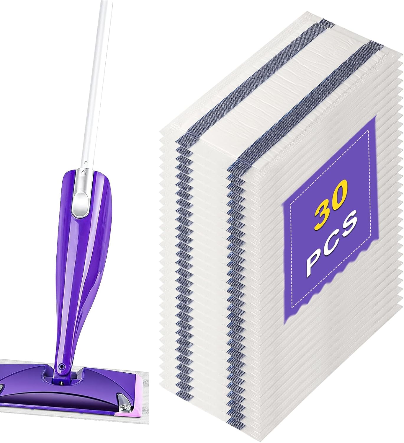 30 Pack Swiffer Wet Jet Mop Pad Refills - Multi Surface Deep Clean