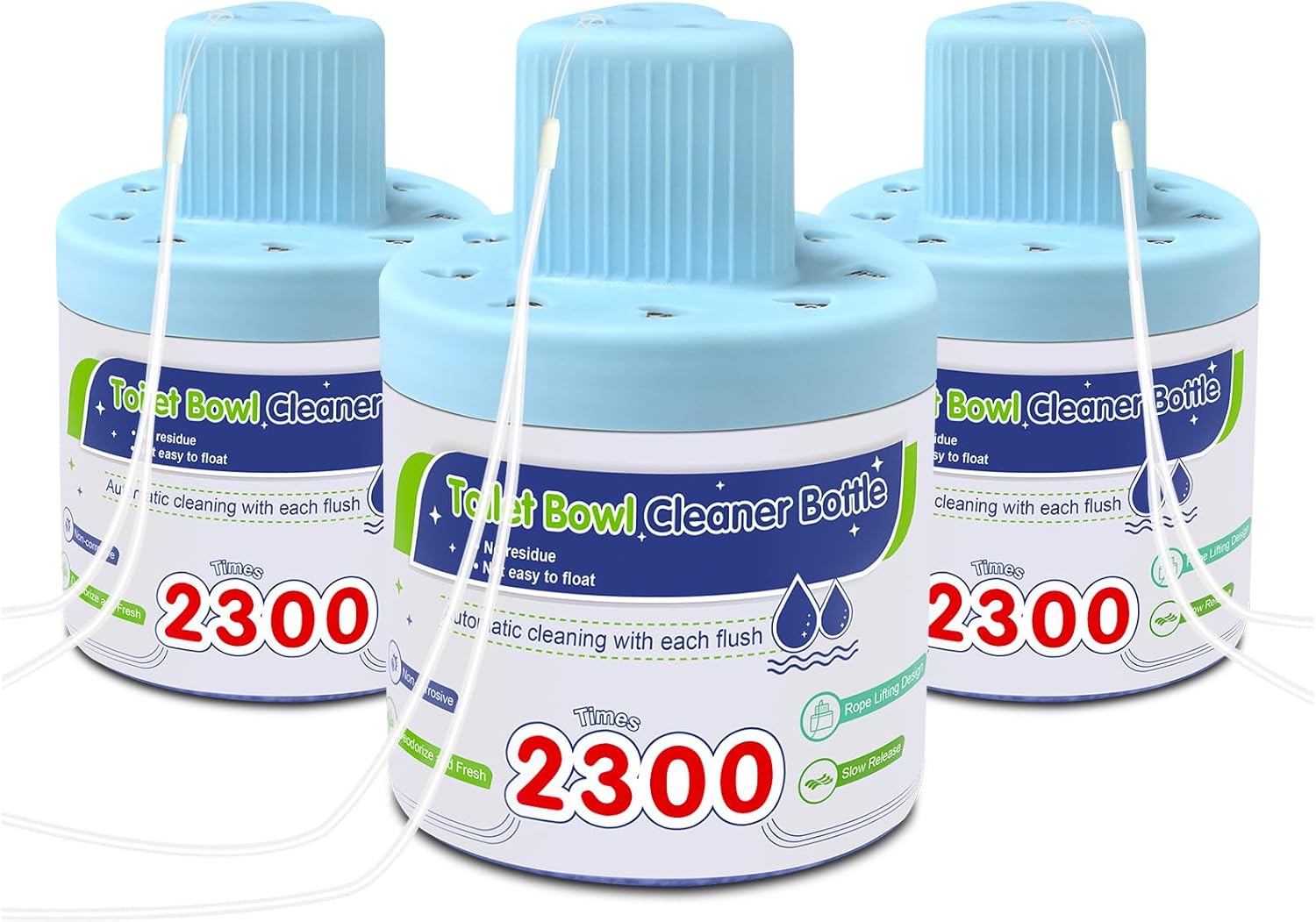 Msvvko Toilet Bowl Cleaner Tablets 3 Packs Septic Safe