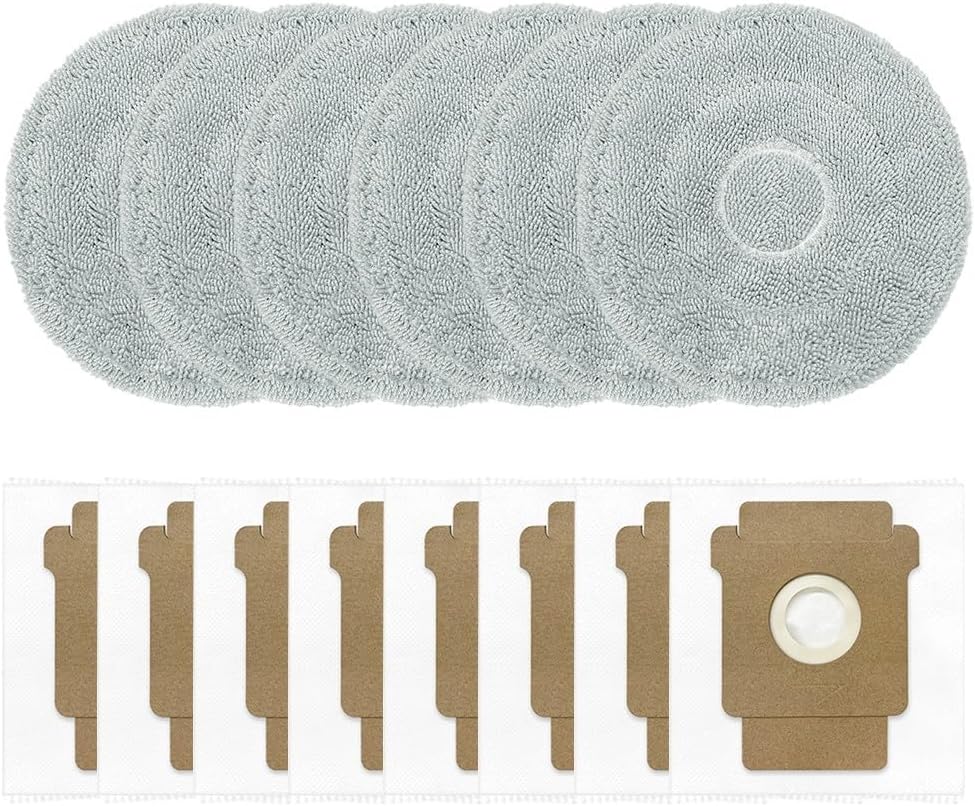 14Pcs Dust Bags Mop Pads Replacement Kit for Roomba