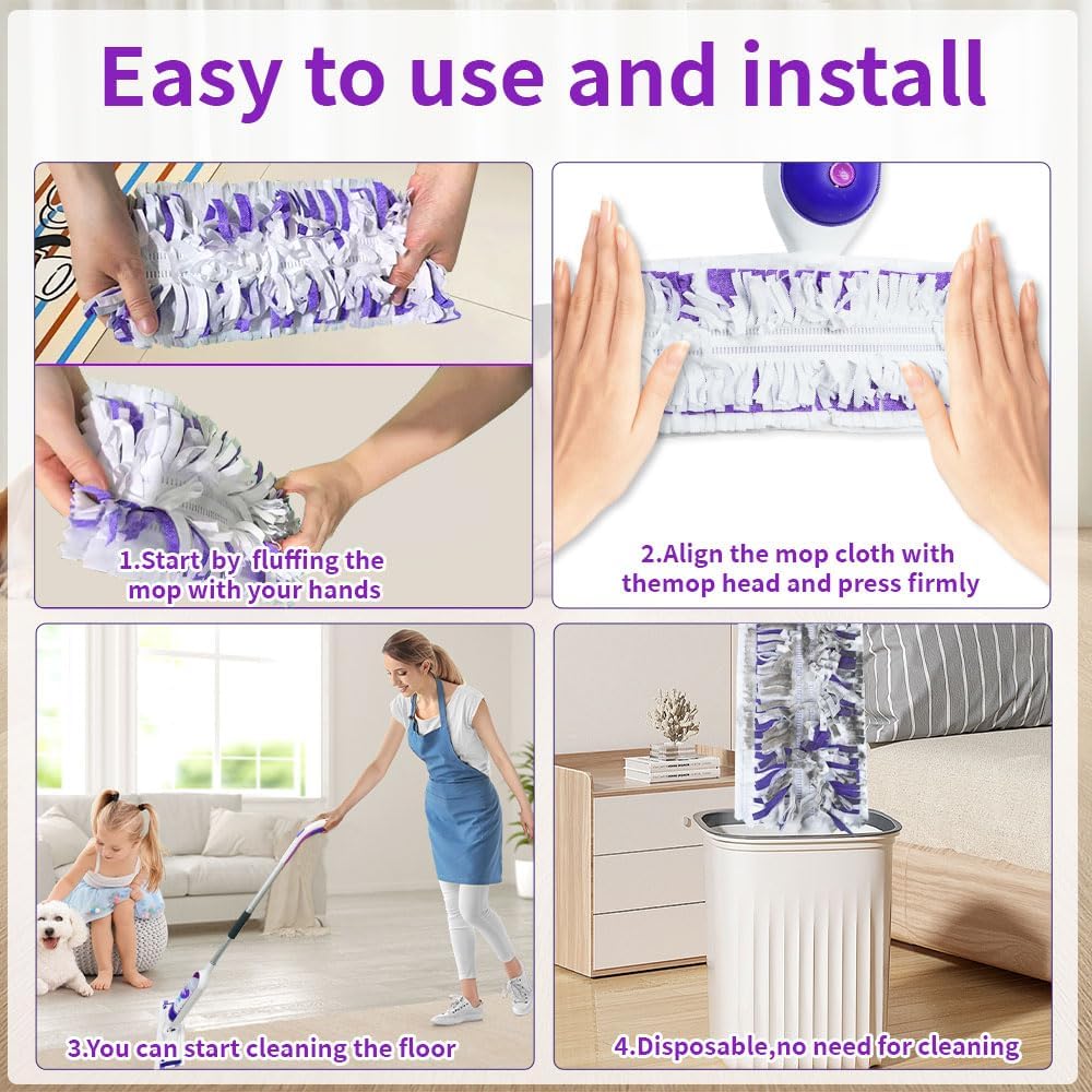 Vineen Power Mop Replacement Pads 20 Count