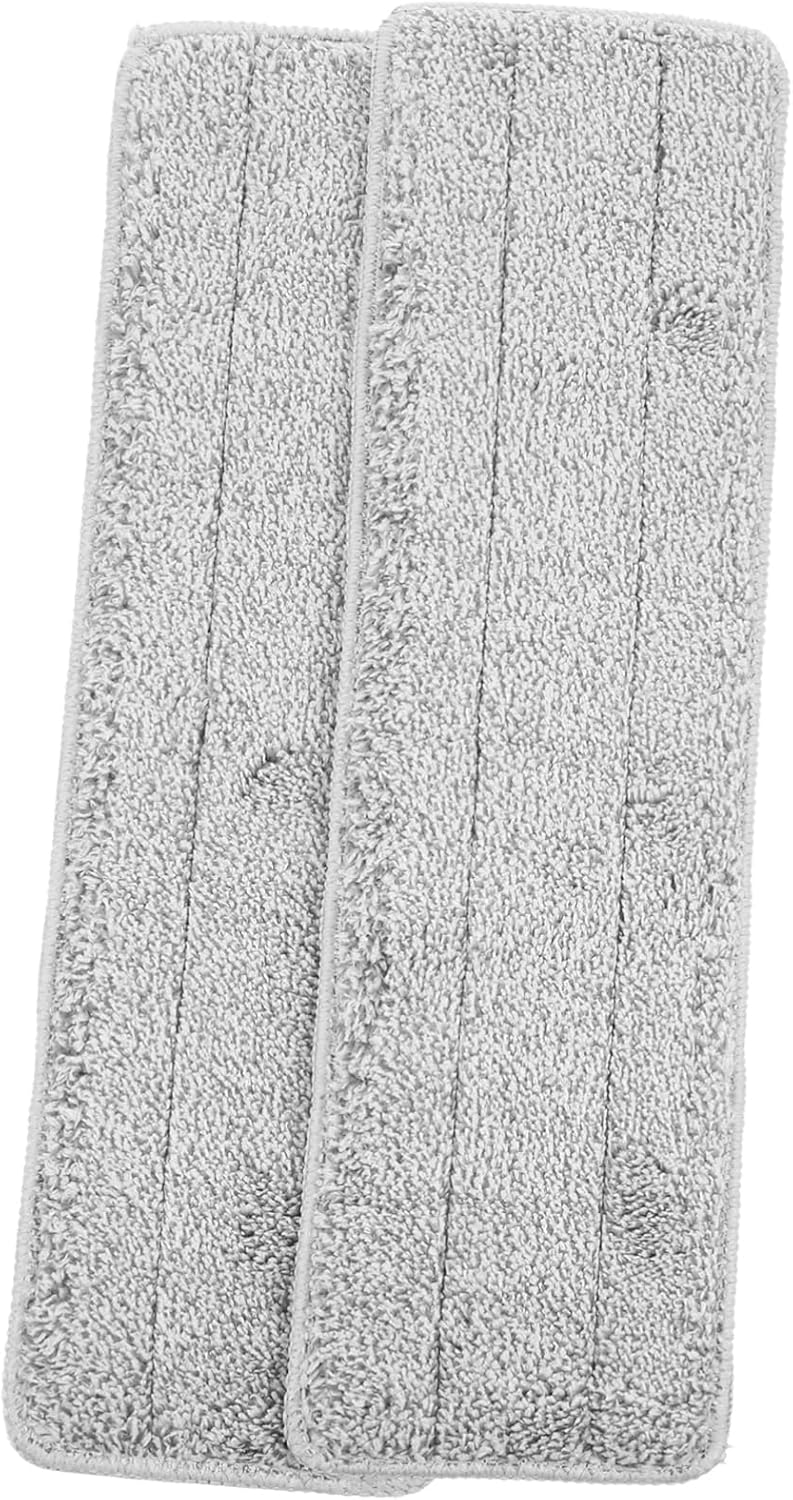 2pcs Reusable Microfiber Mop Pads for Floor Cleaning