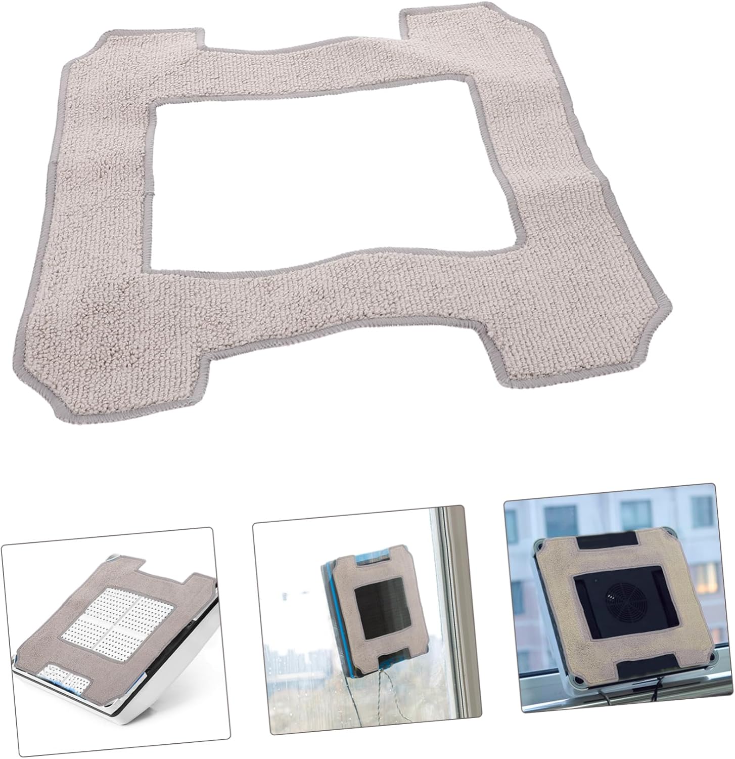 4Pcs Window Rags for Ecovacs Washable Mop Cloths