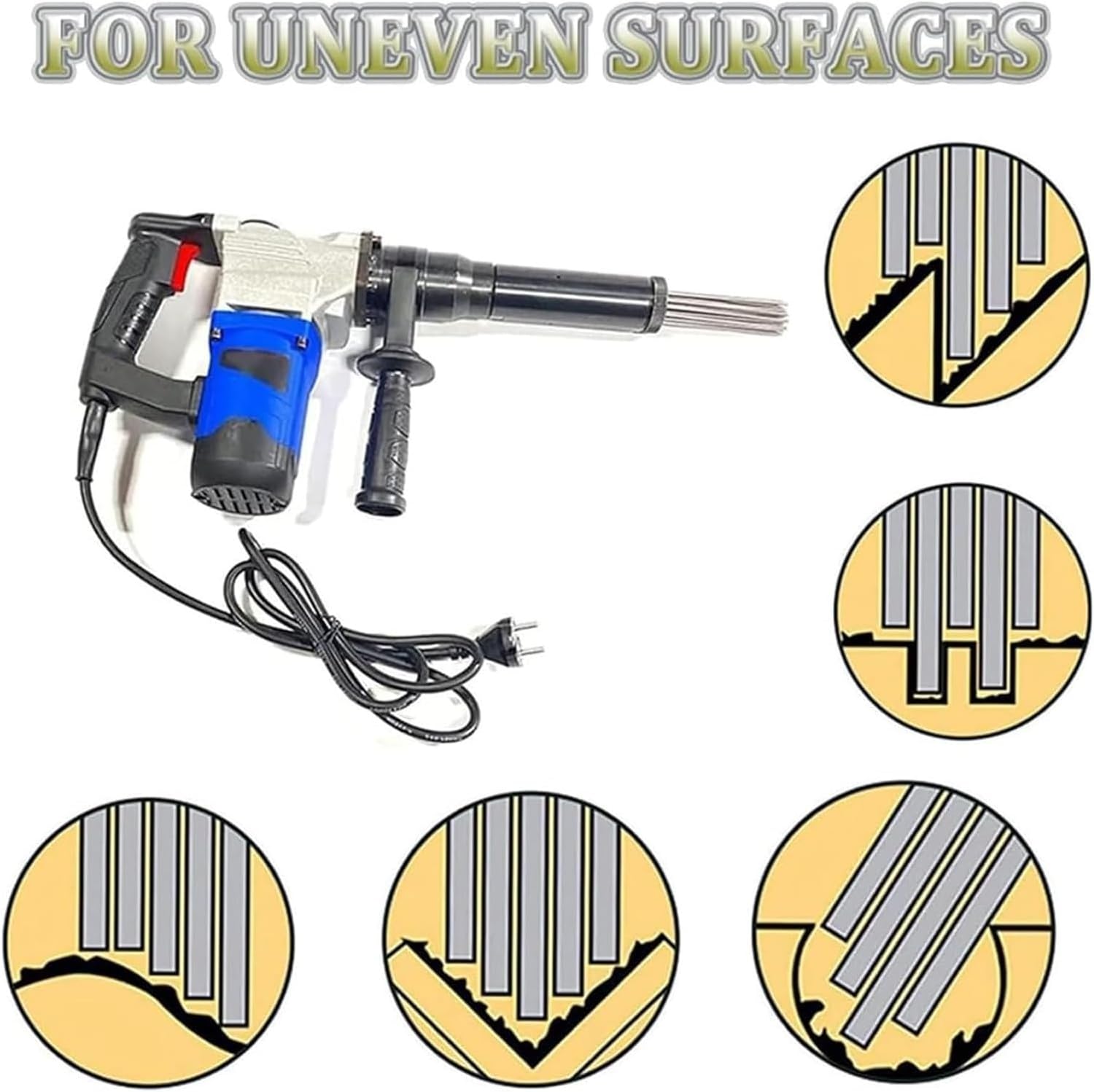 Electric Needle Scaler for Rust Removal