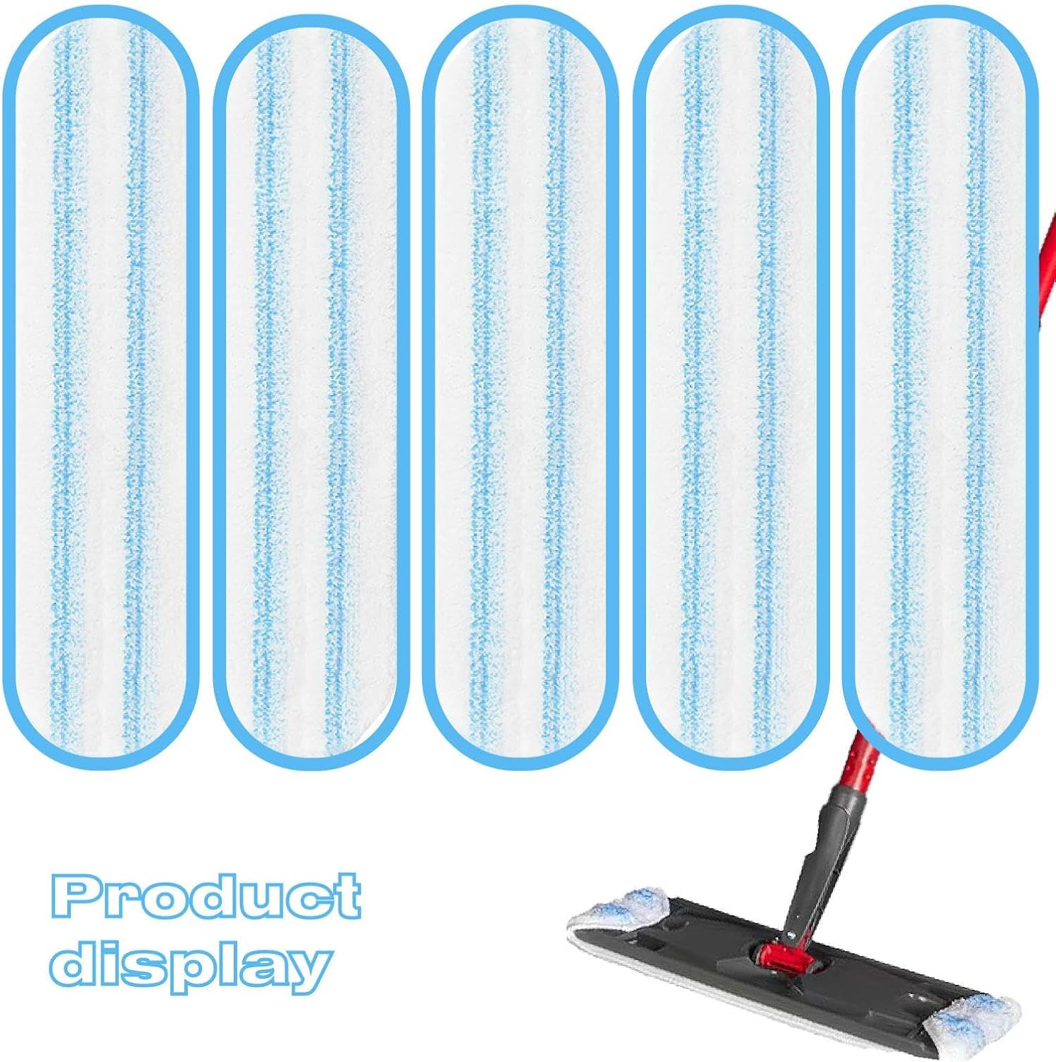 5-Pack O-Cedar H2Pro Replacement Mop Pads - Ultra-Dense Microfiber