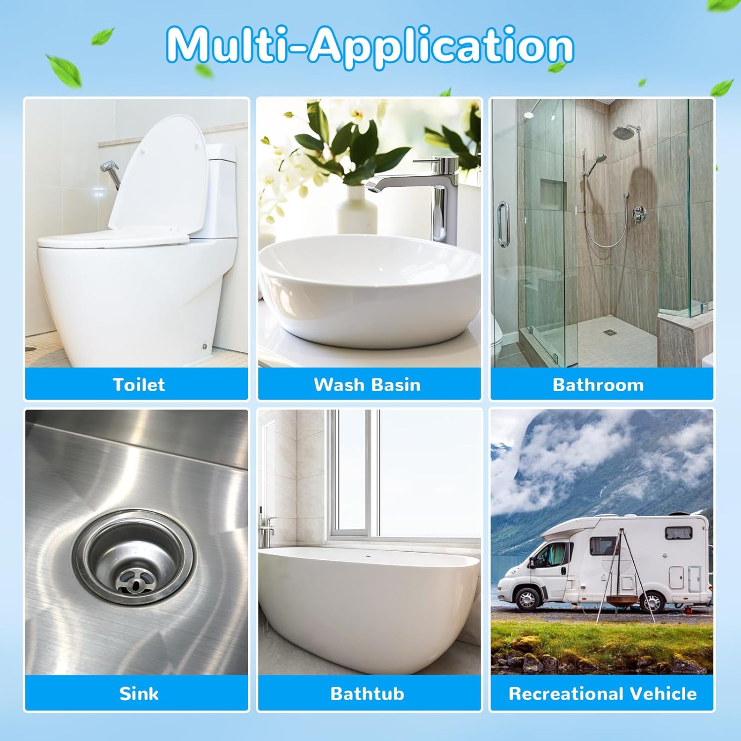36 Refill Sheets for Toilet Bowl Cleaners
