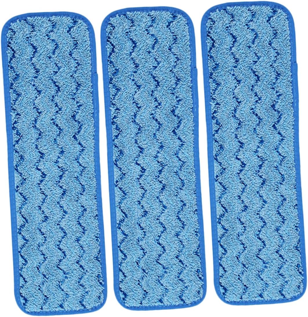 PACKOVE 3pcs Washable Mop Head Refills for Tile and Marble Cleaning