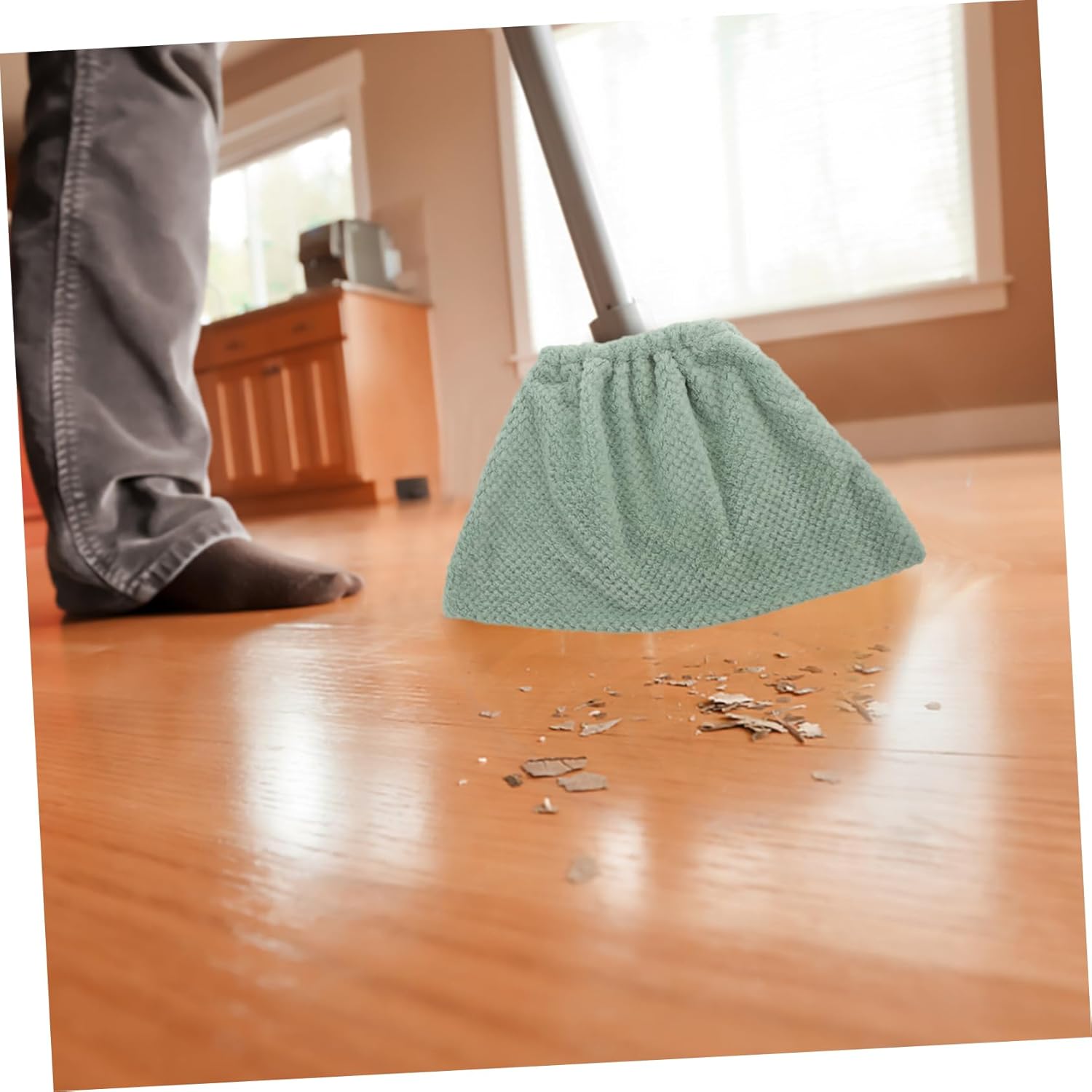 2pcs Flannel Broom Cloth Cover for Efficient Cleaning 1