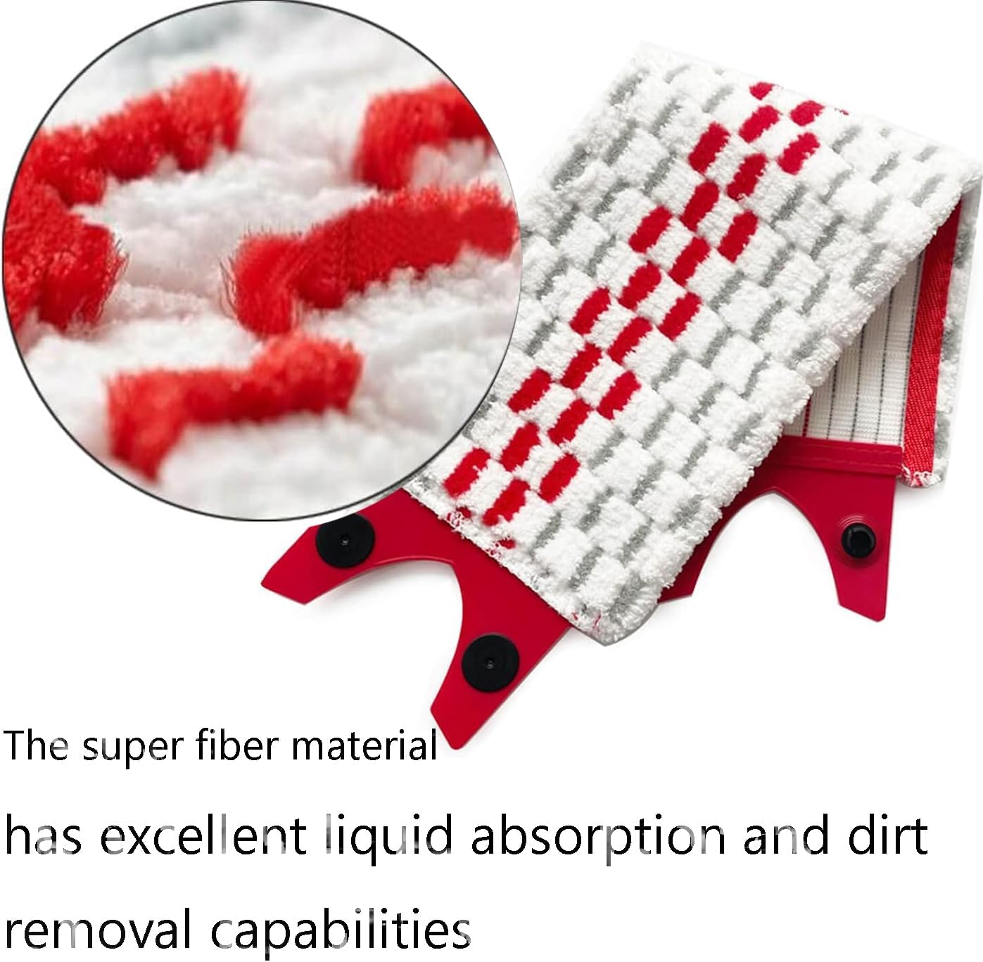 YNHIAG 4PCS Microfiber Mop Pads for Spray System