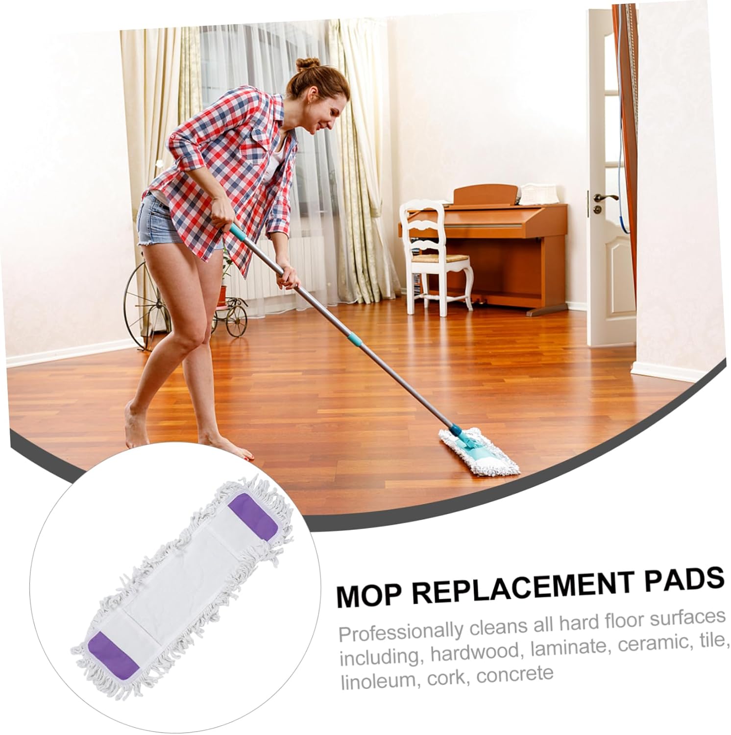 CALLARON Reusable Cotton Mopping Pads Set