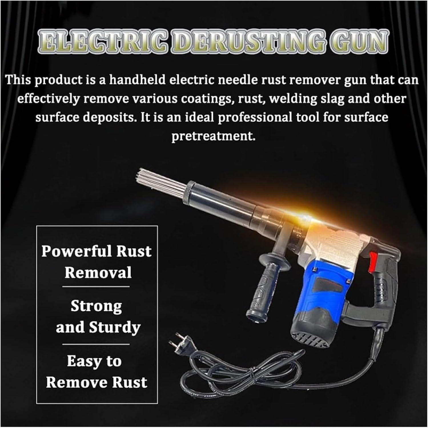 Electric Needle Scaler for Rust Removal