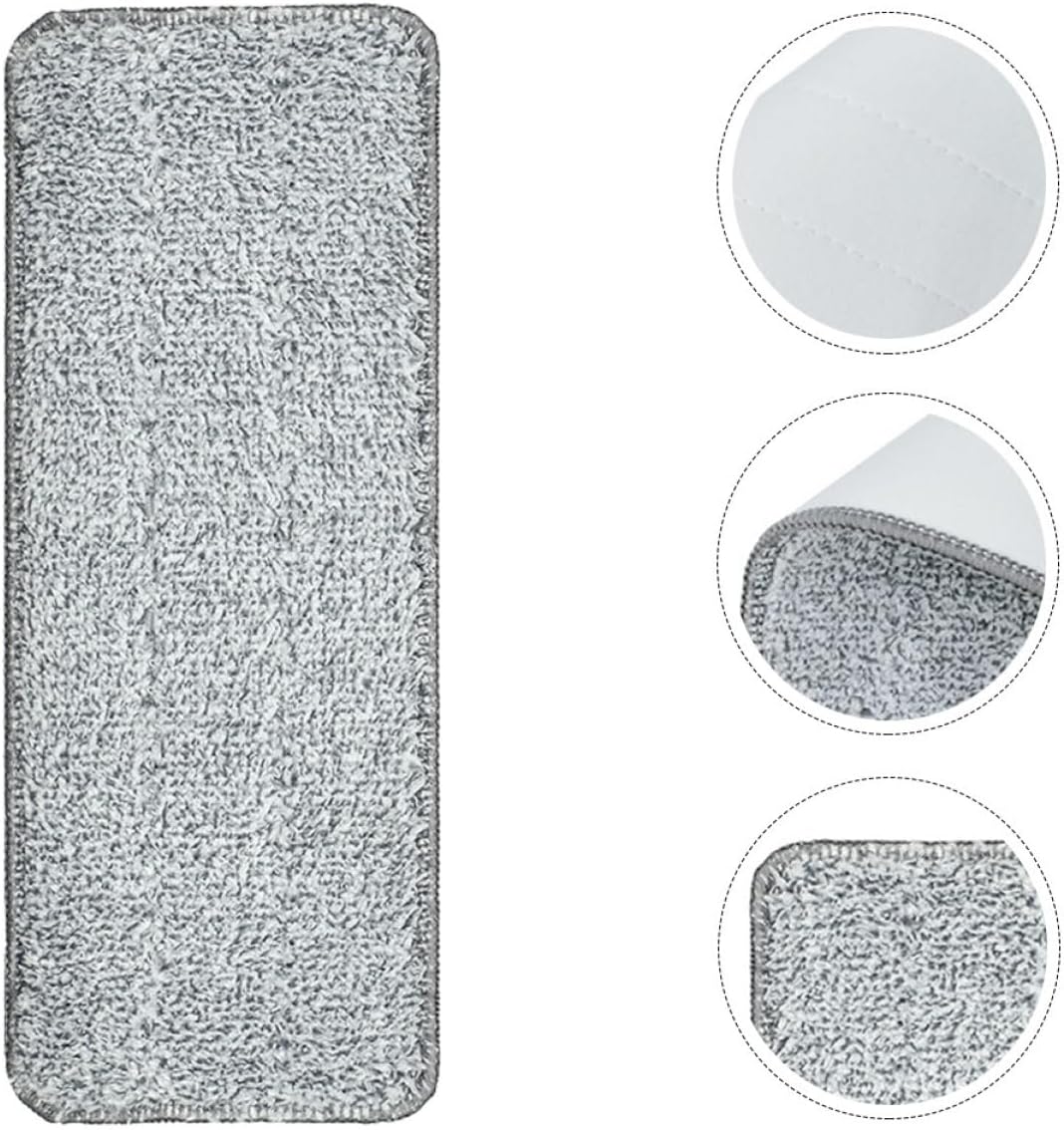 3pcs Washable Fiber Mop Pads for Hardwood and Tile