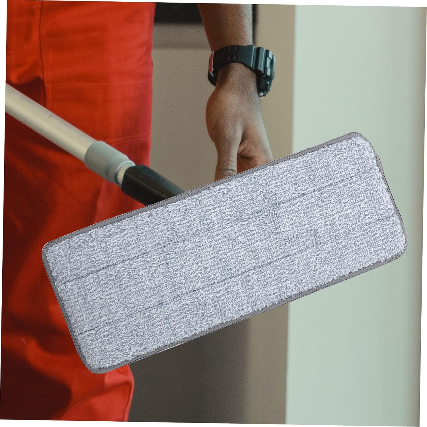 SHERCHPRY 2pcs Microfiber Mop Pads - Wet Dry Cleaning