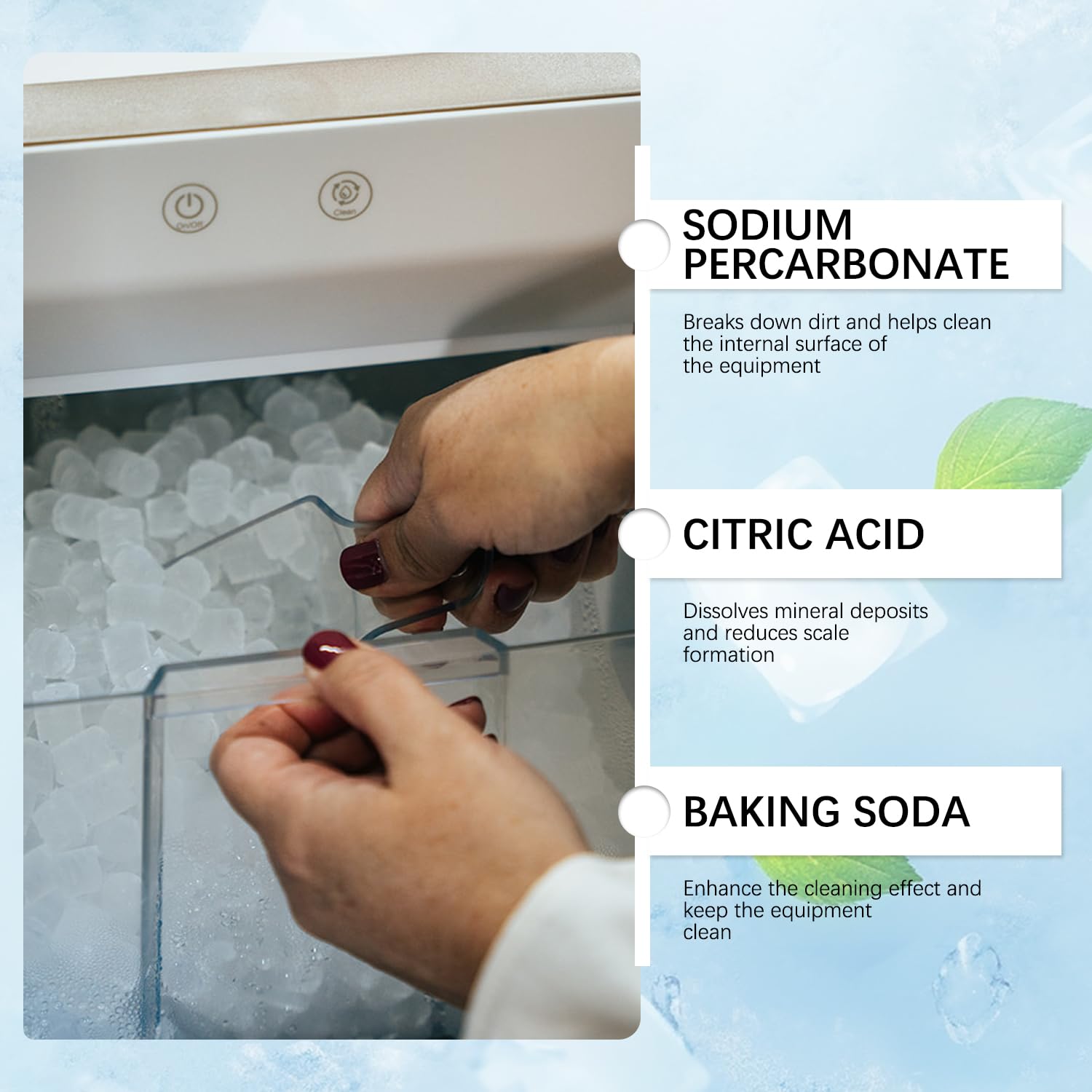 iaredon Ice Maker Descaler Cleaner Tablets 12 Pack
