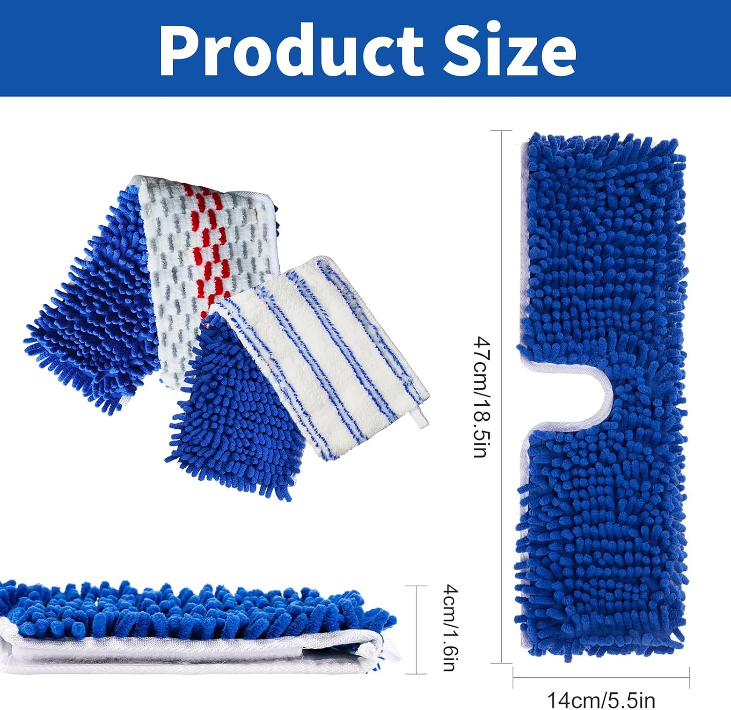 2 Pack Flip Mop Refills for O-Cedar Wet Dry Use
