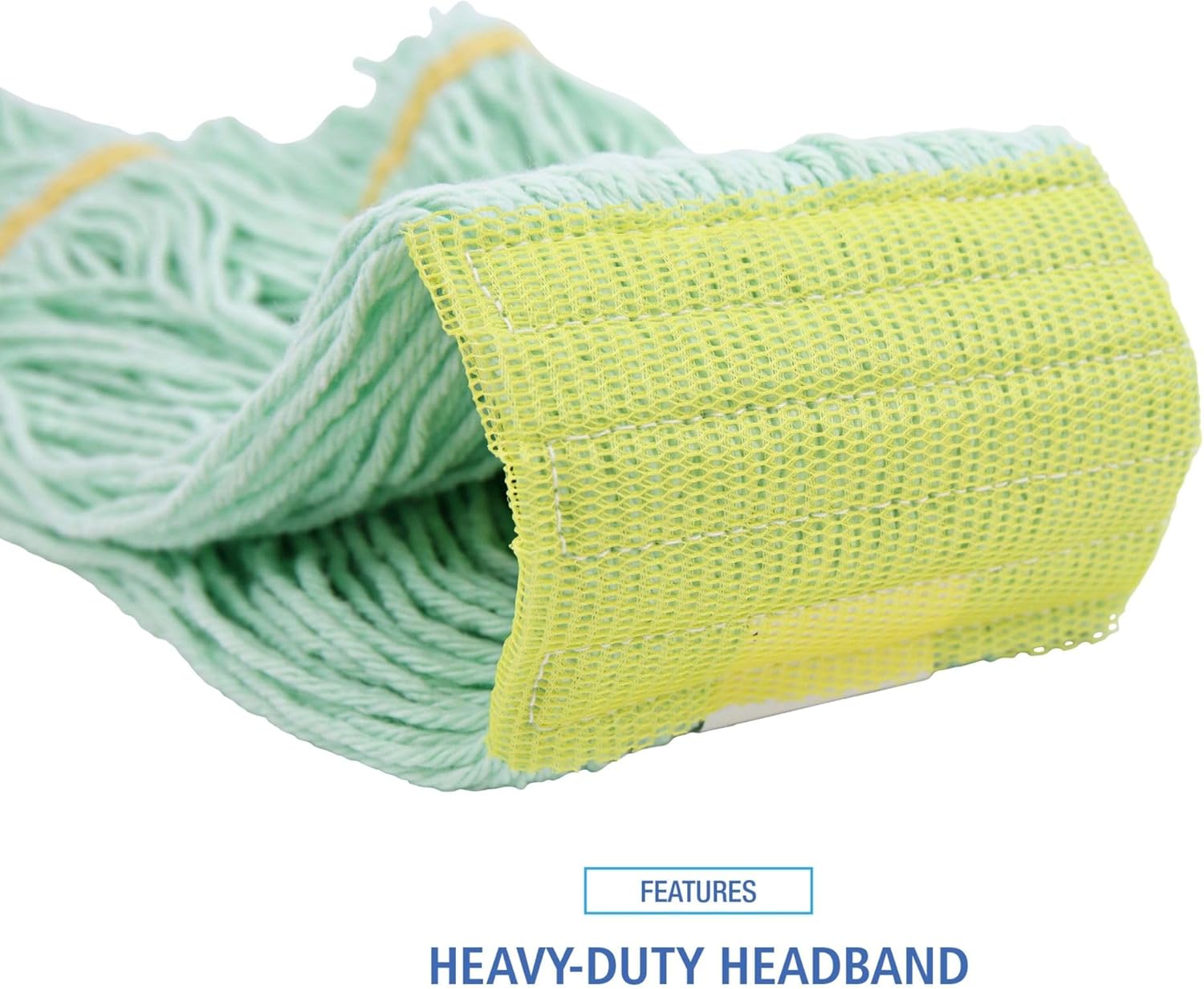 Boardwalk BWK1200XL EcoMop Replacement Head - Green Large