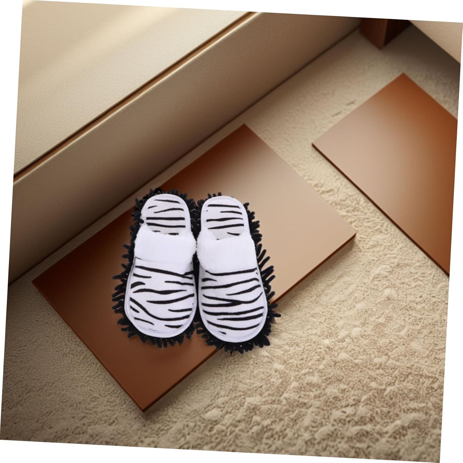 Minkissy Detachable Mop Slippers for Women