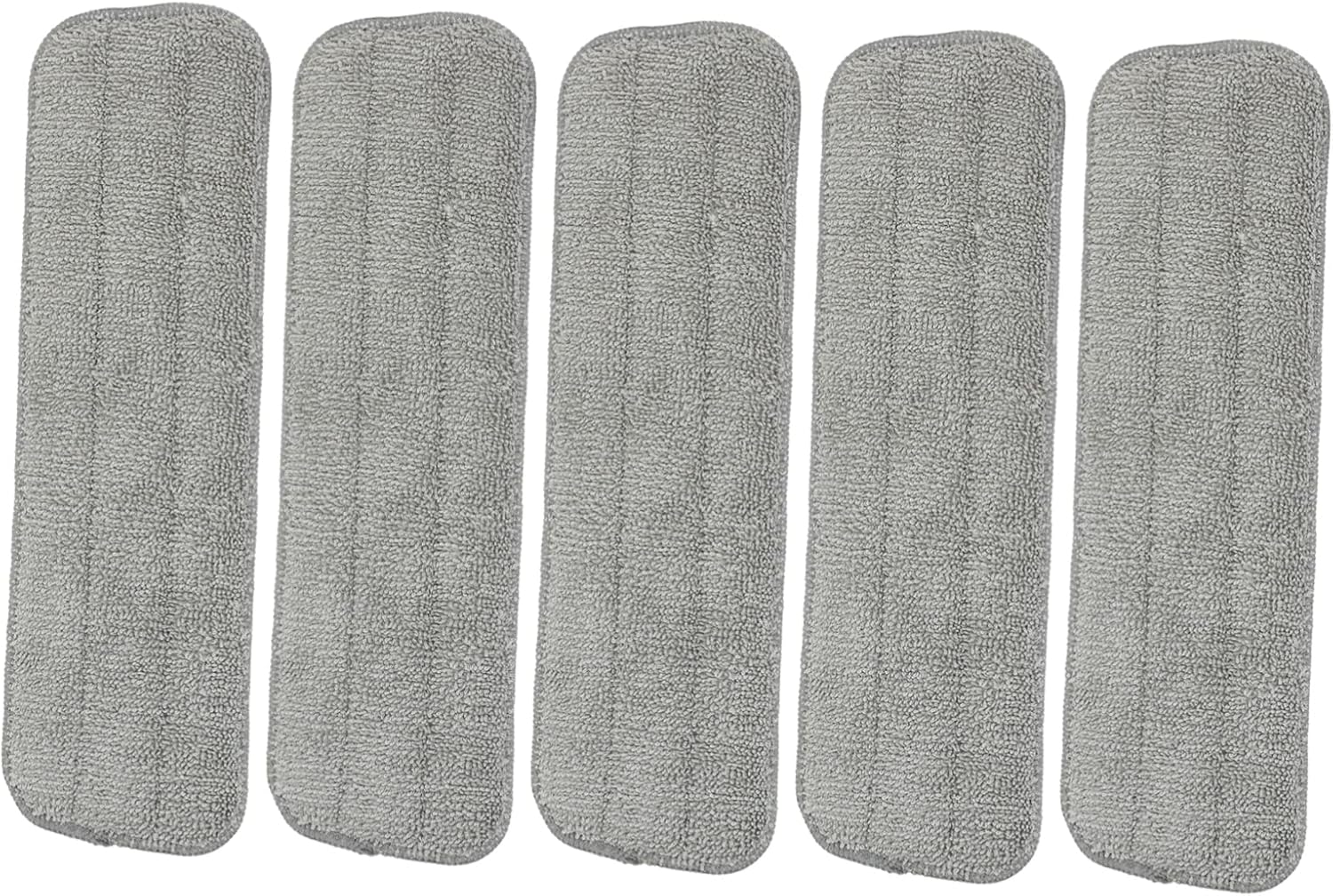 Minkissy 5-Pack Washable Dust Mop Pads for Commercial Use