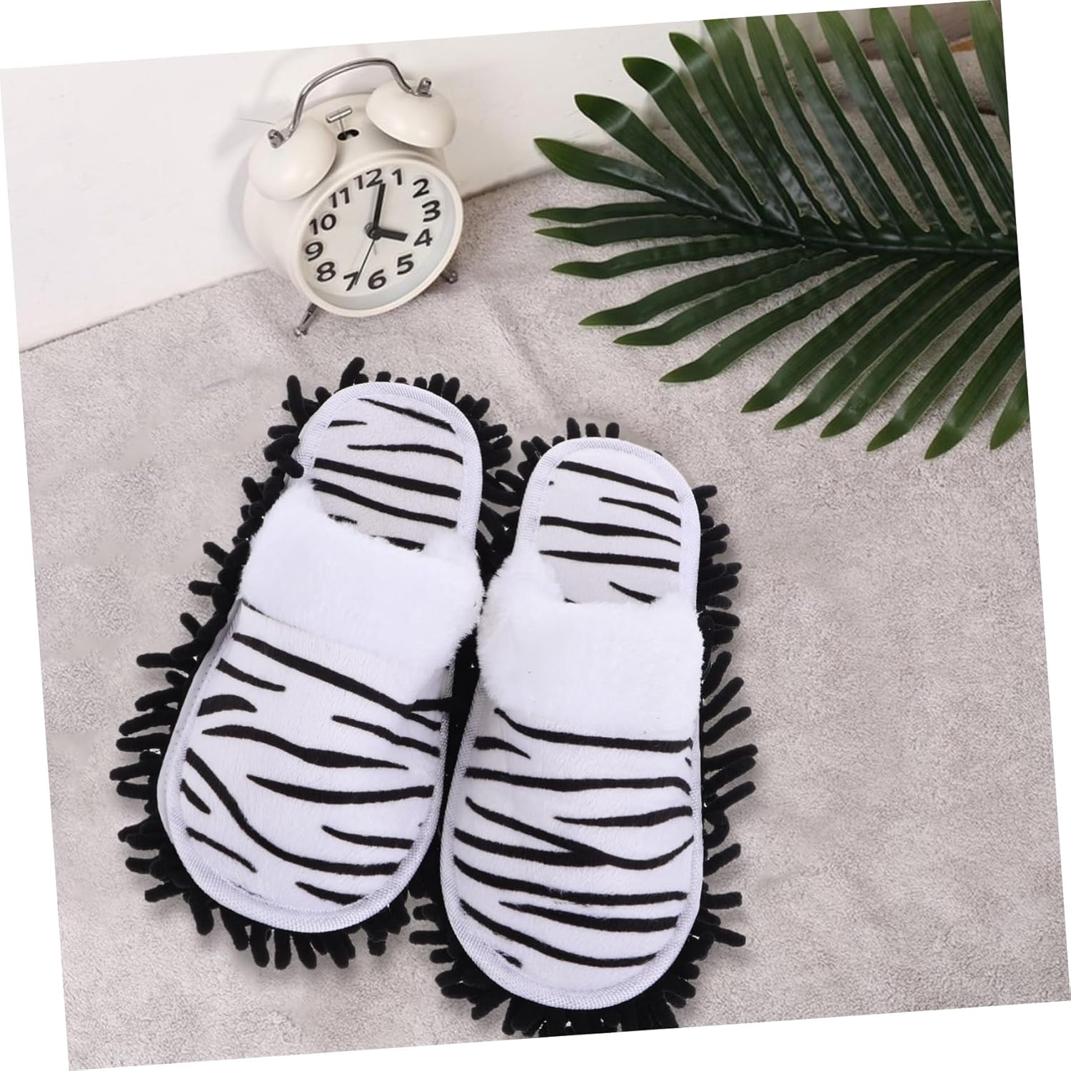 Minkissy Detachable Mop Slippers for Women