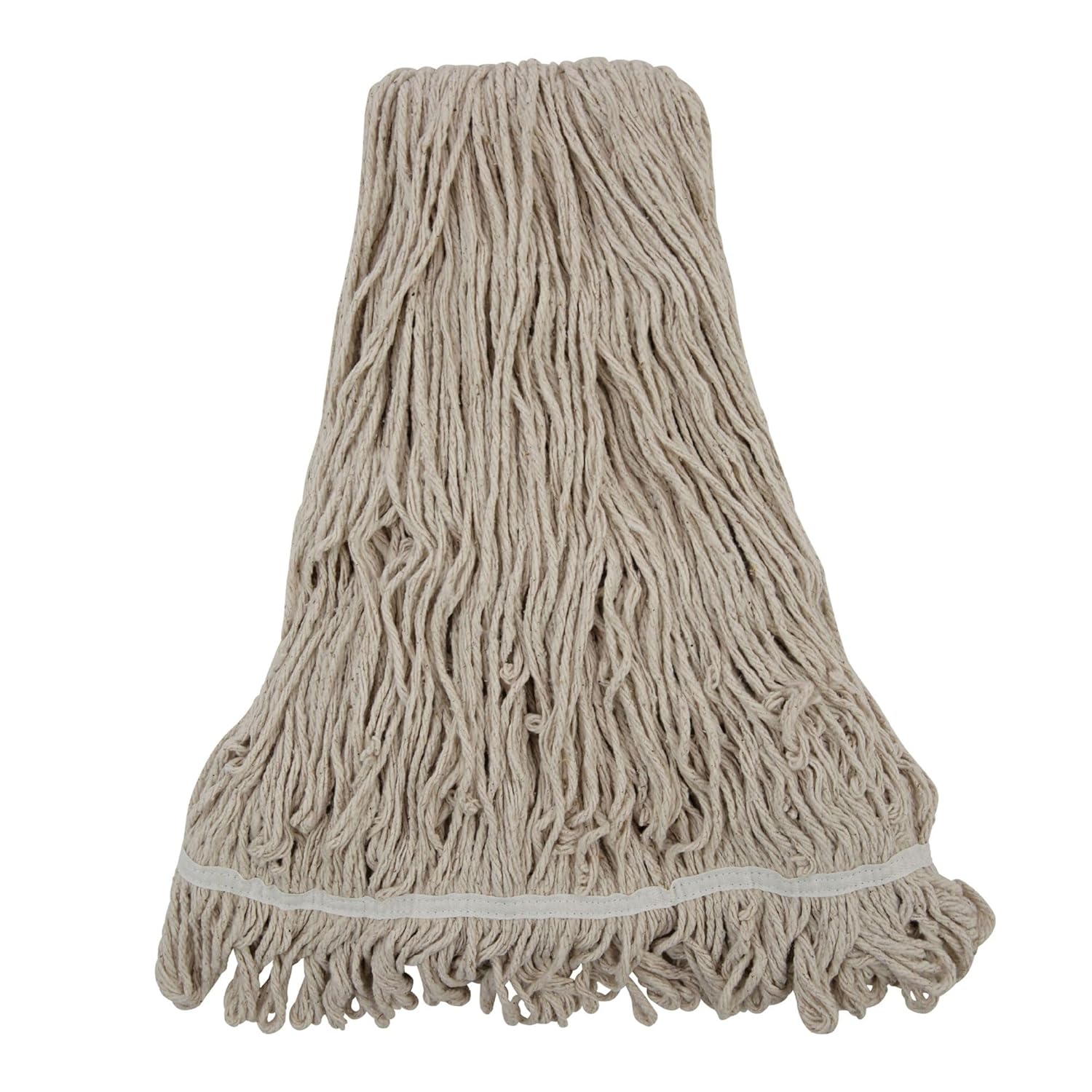 Boardwalk Replacement Mop Head 32-Oz White Premium Cotton